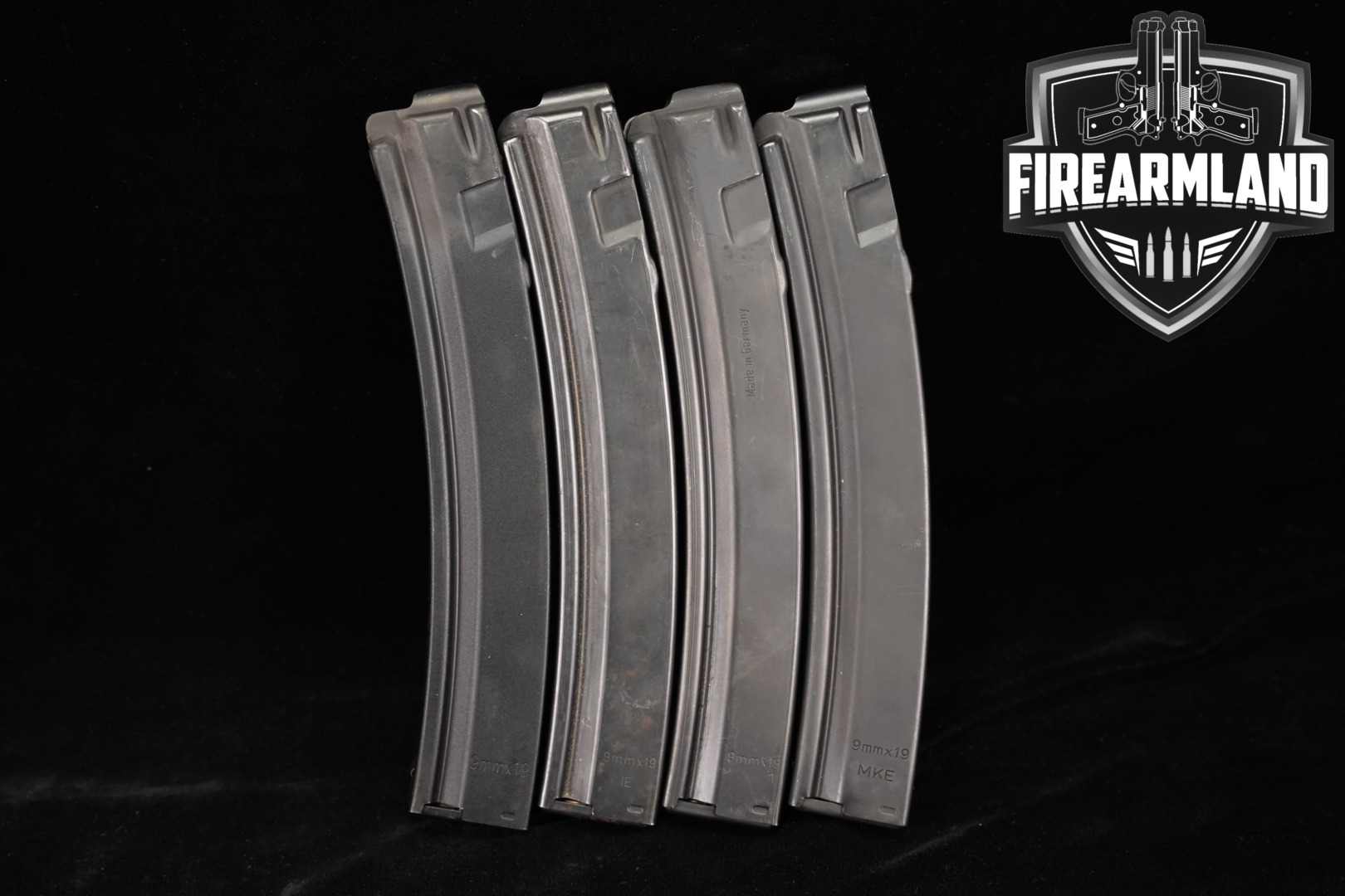Heckler & Koch (H&K, HK) FOUR (4) MP5 30 Round Magazines 9mm Luger in Very Good Condition Thumbnail