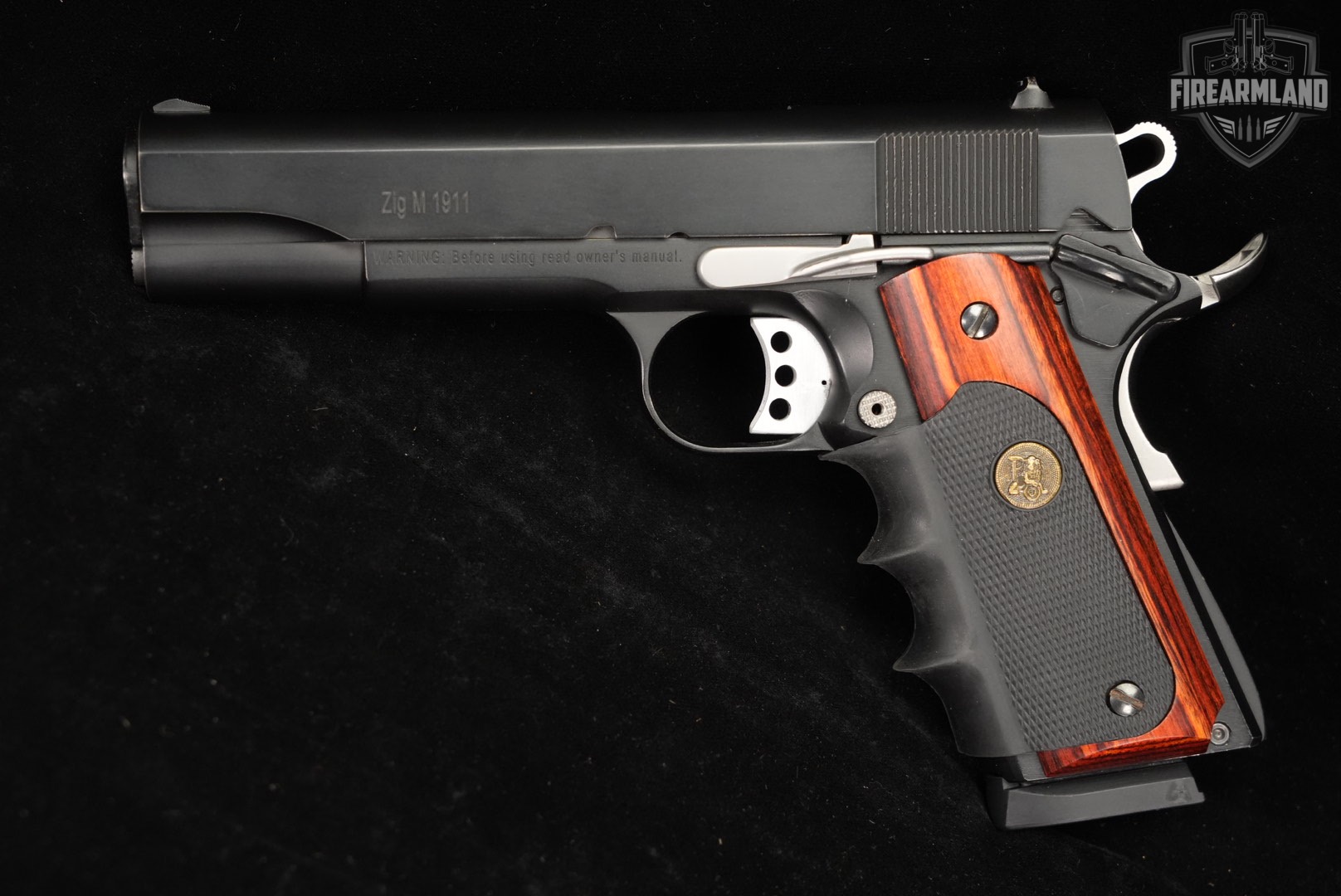 TISAS ZIG M1911 45 ACP AS M-1911 +3 MAGS & ORIG CASE-img-3