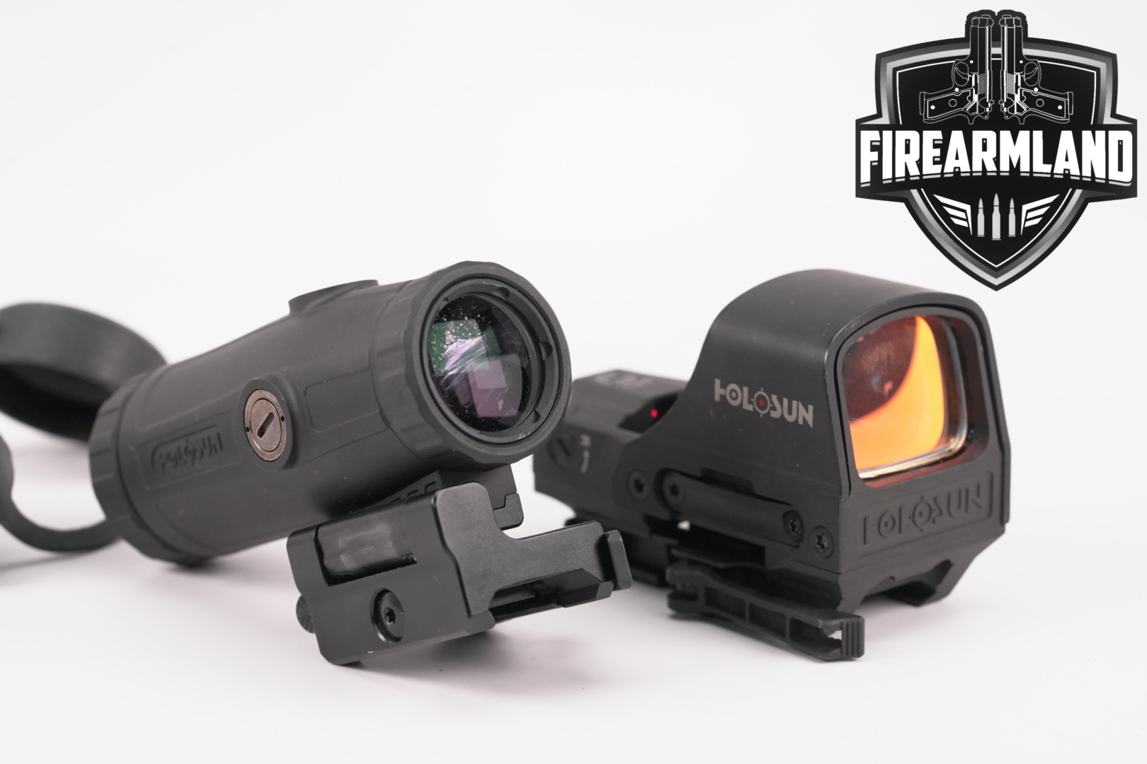 Holosun HS510C & HM3X Magnifier Combo in Very Good Condition Thumbnail