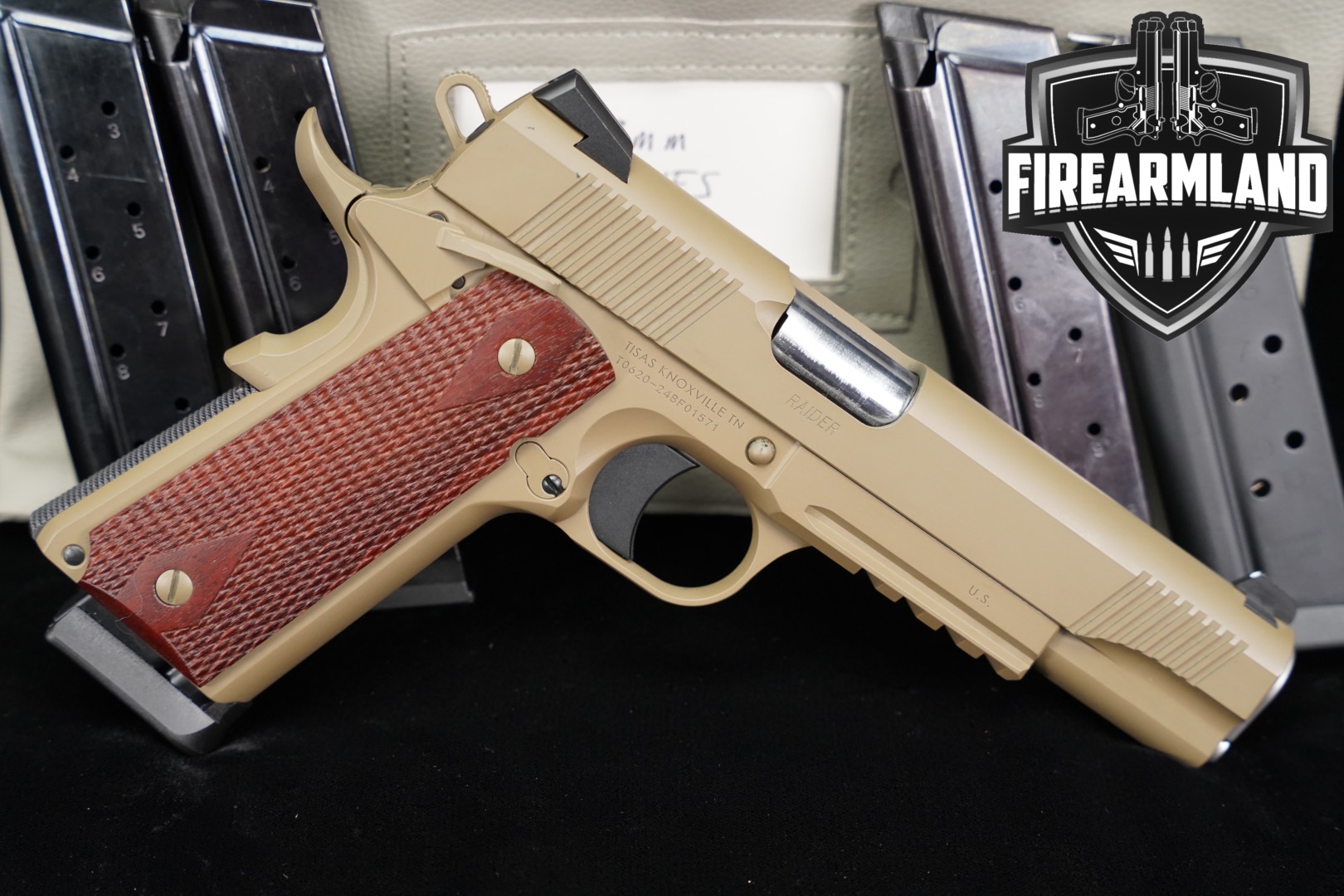 Tisas 1911 Raider 9mm 9mm Luger FDE in Excellent Condition Thumbnail