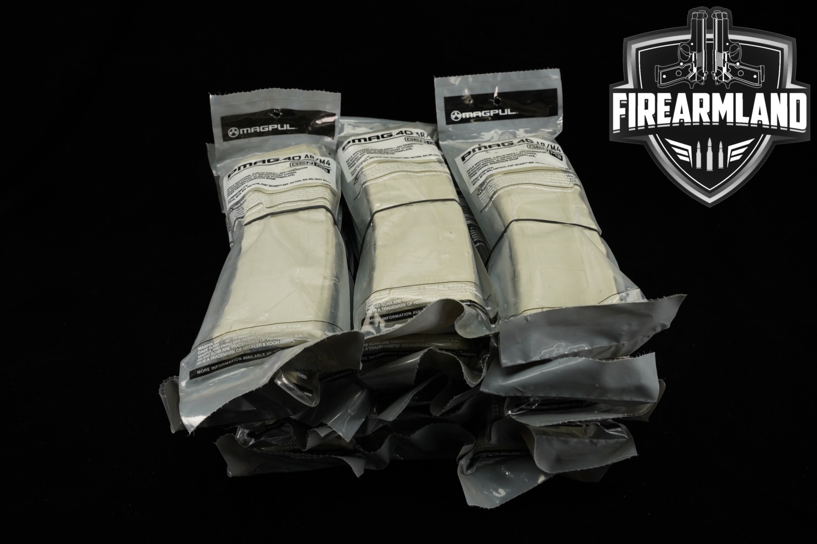 Magpul Industries FIFTEEN (15) PMAG AR-15 White 40 Round Magazines 5.56mm NATO in Excellent Condition Thumbnail