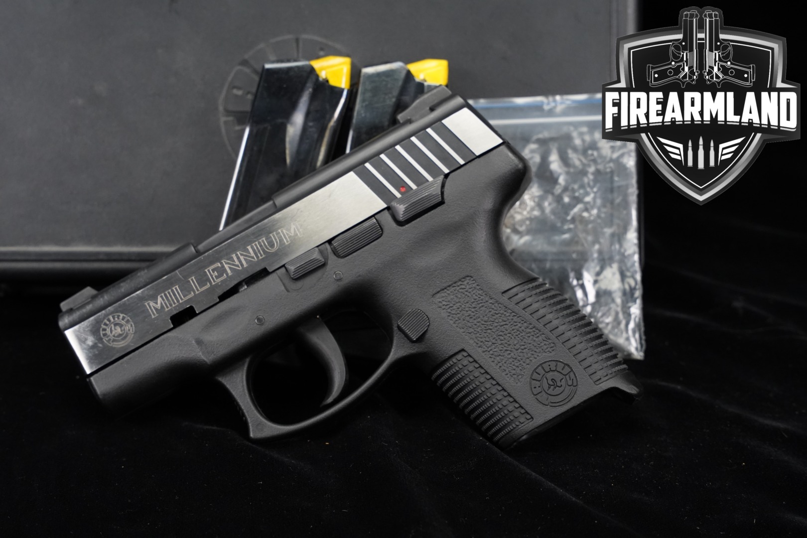 Taurus PT-111 Millennium Pro 9mm Luger Two-Tone Black & Stainless in Very Good Condition Thumbnail