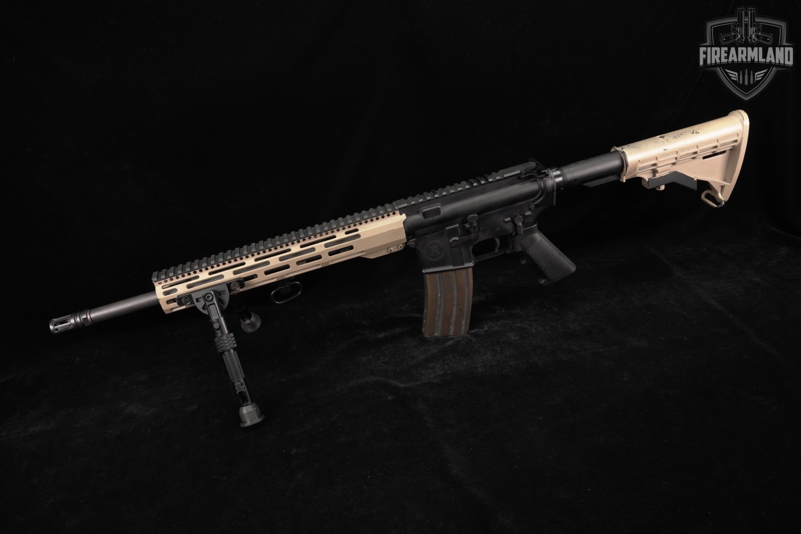 Radical Firearms RF-15 5.56 NATO AR15 16 Black & Tan AR RF15 +BIPOD-img-2