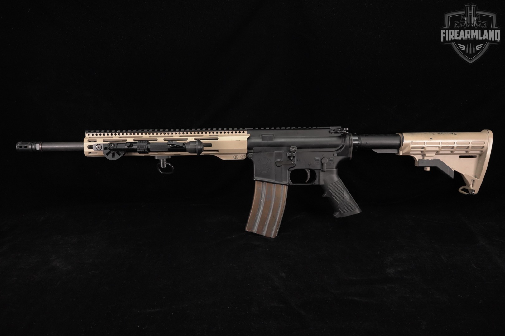 Radical Firearms RF-15 5.56 NATO AR15 16 Black & Tan AR RF15 +BIPOD-img-6