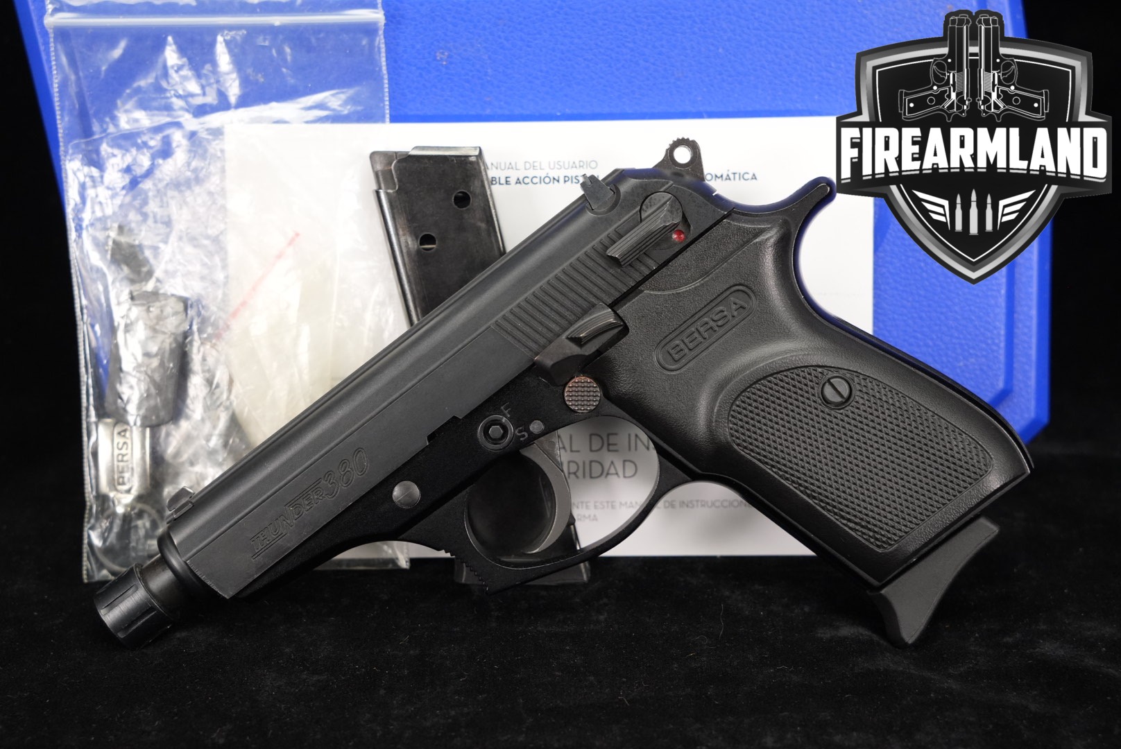Bersa Thunder 380 ACP 4.3" THREADED +2 MAGS & ORIG CASE-img-0
