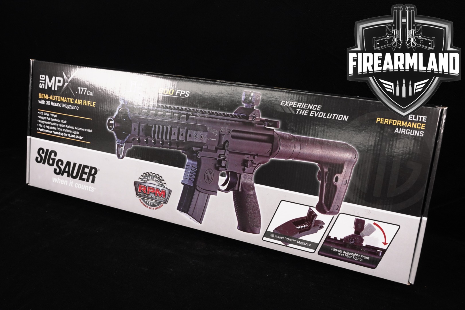 Sig Sauer MPX Air Rifle .177 Caliber (4.5mm) Black in Factory New Condition Thumbnail