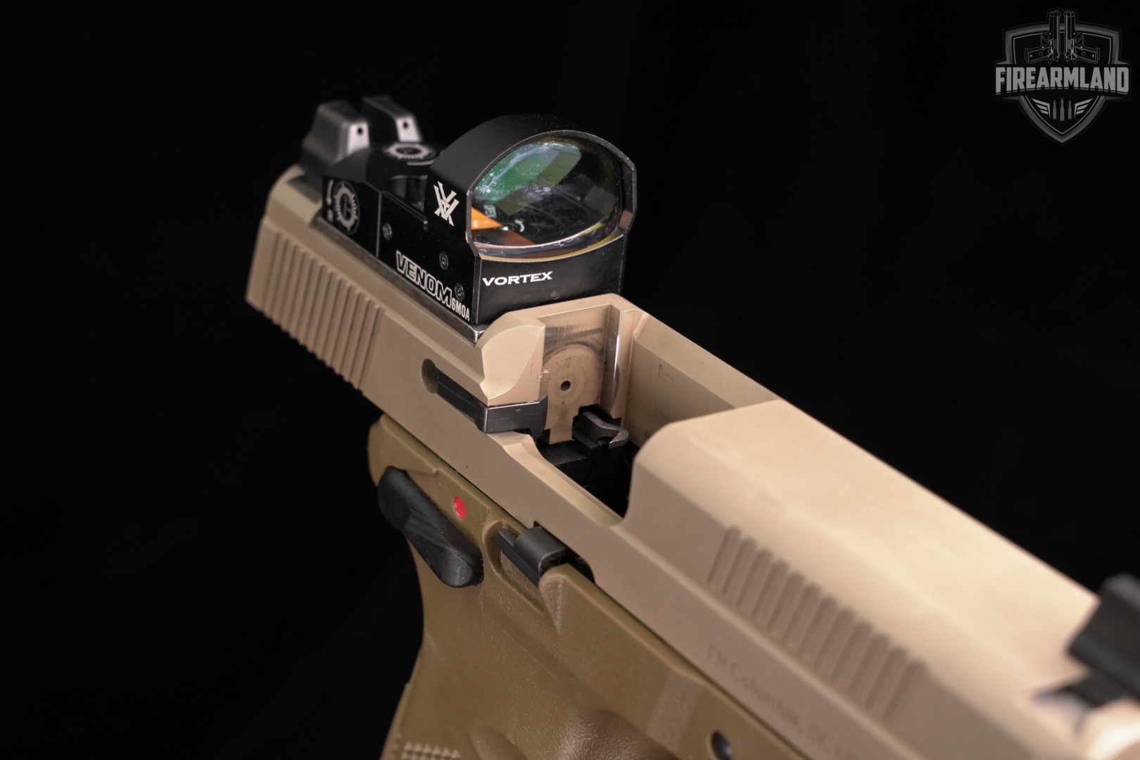 FN FNX-45 Tactical 45ACP 5.3" FDE FNX45 THREADED +CASE, VORTEX OPTICS-img-13