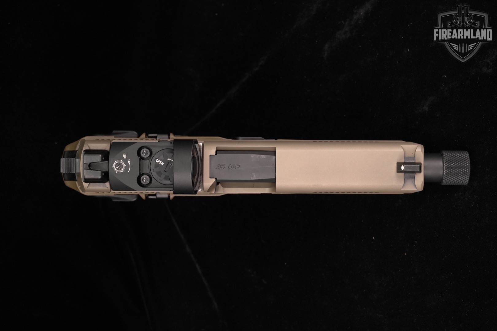 FN FNX-45 Tactical 45ACP 5.3" FDE FNX45 THREADED +CASE, VORTEX OPTICS-img-5