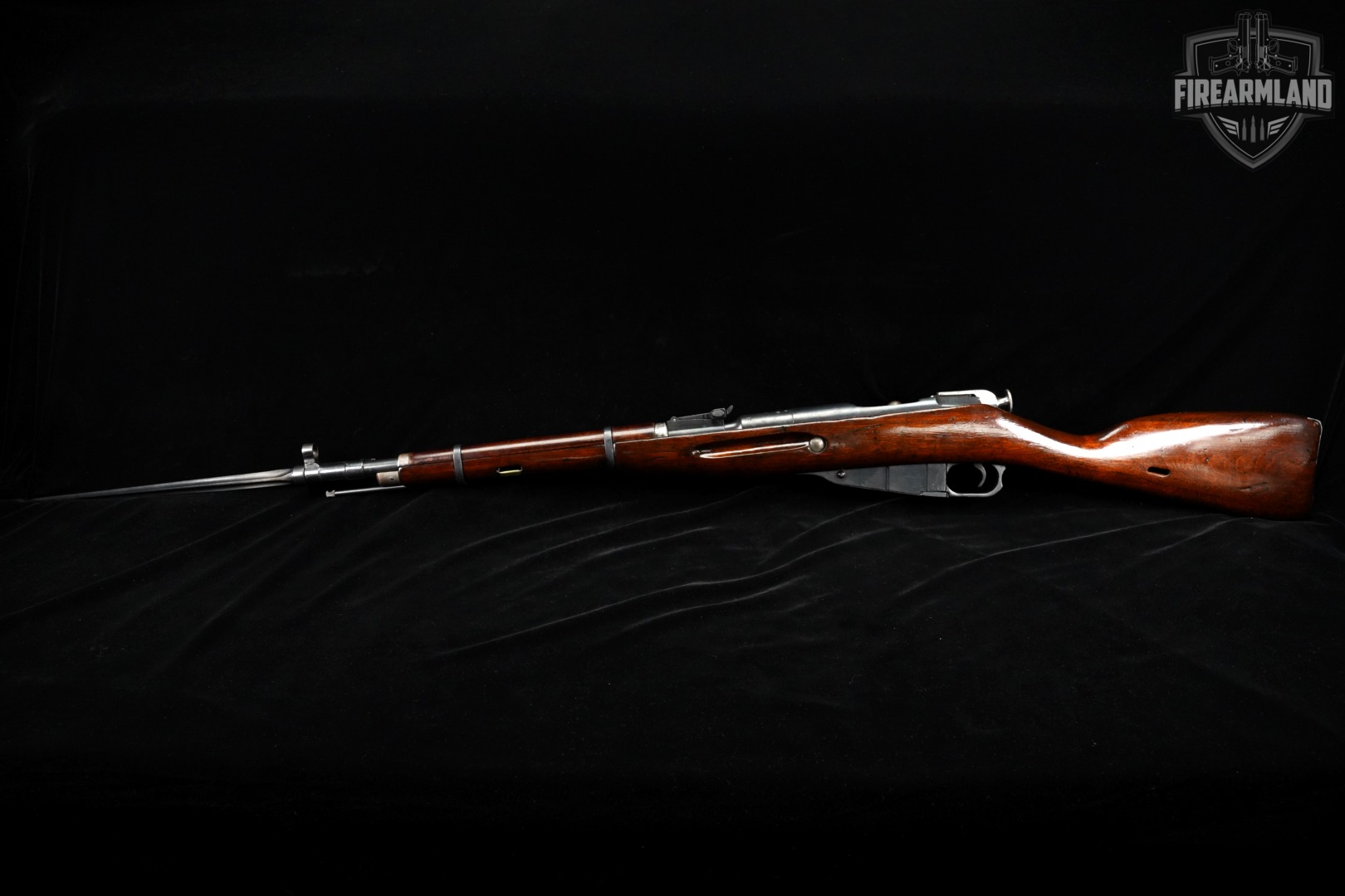 WWII 1945 Izhevsk Arsenal Mosin-Nagant Model 1944 Carbine 7.62x54R 20.2"-img-2