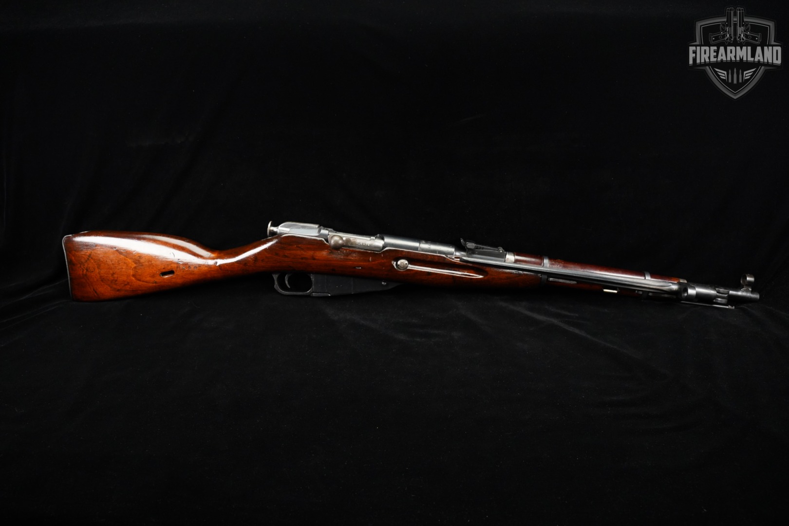 WWII 1945 Izhevsk Arsenal Mosin-Nagant Model 1944 Carbine 7.62x54R 20.2"-img-3