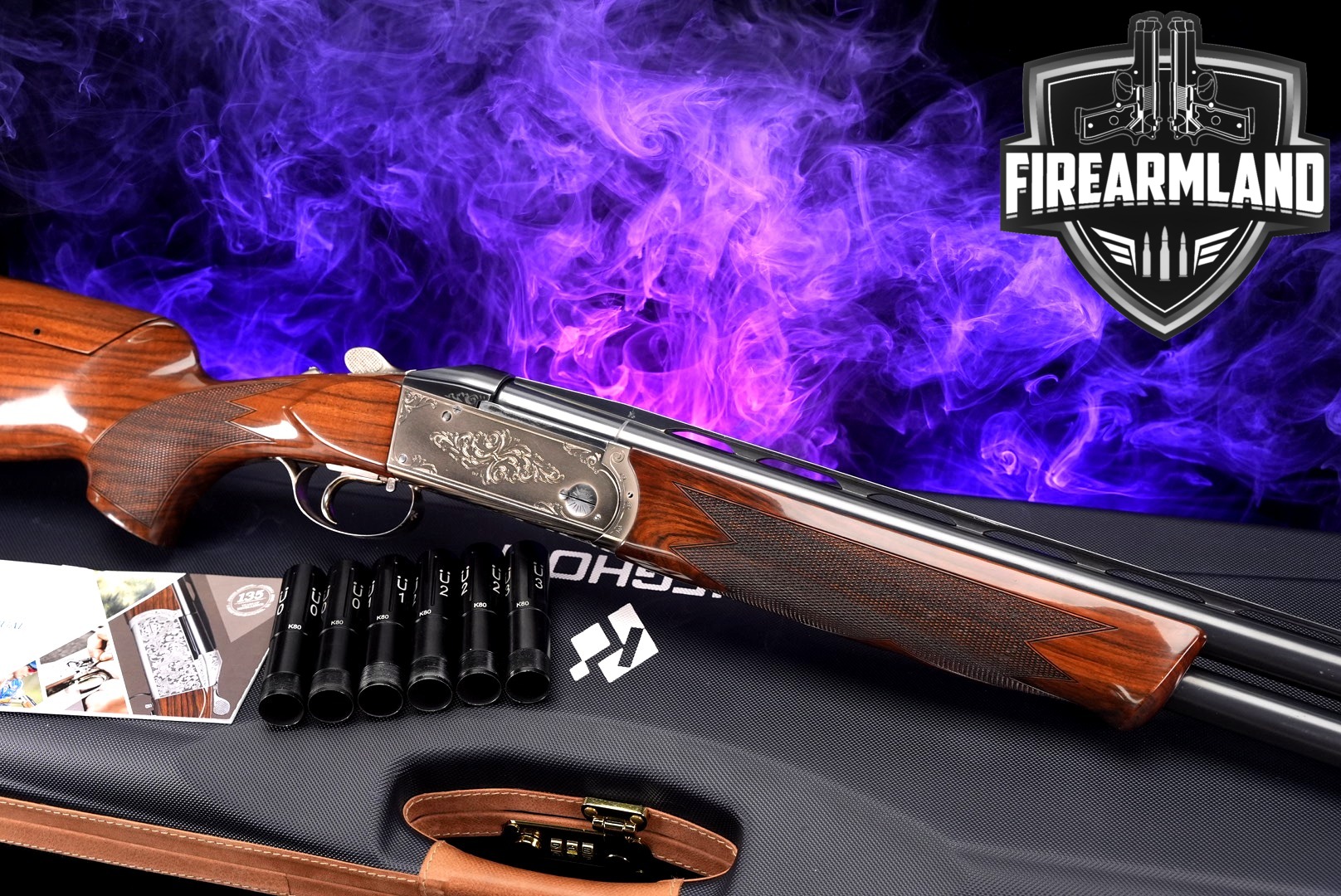 DESIRED Krieghoff K-80 Sporting 12-Gauge Blued & Coin K80 O/U +ORIG CASE-img-0