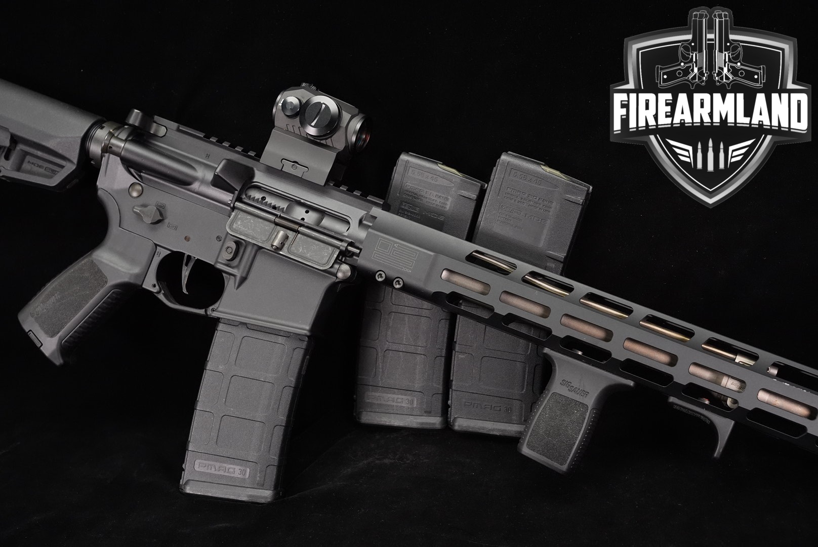 Sig Sauer M400 TREAD 5.56 NATO AR-15 AR15 16" M-400 +3 MAGS, ROMEO OPTICS-img-0