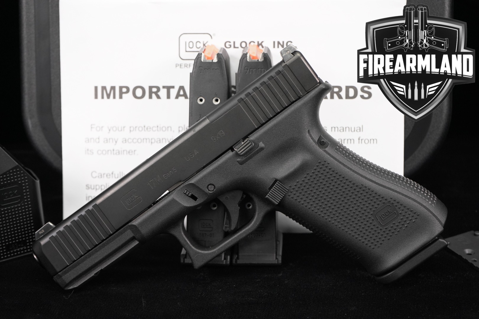Glock G17M Gen5 MOS Factory Rebuilt 9mm Luger Black in Excellent Condition Thumbnail