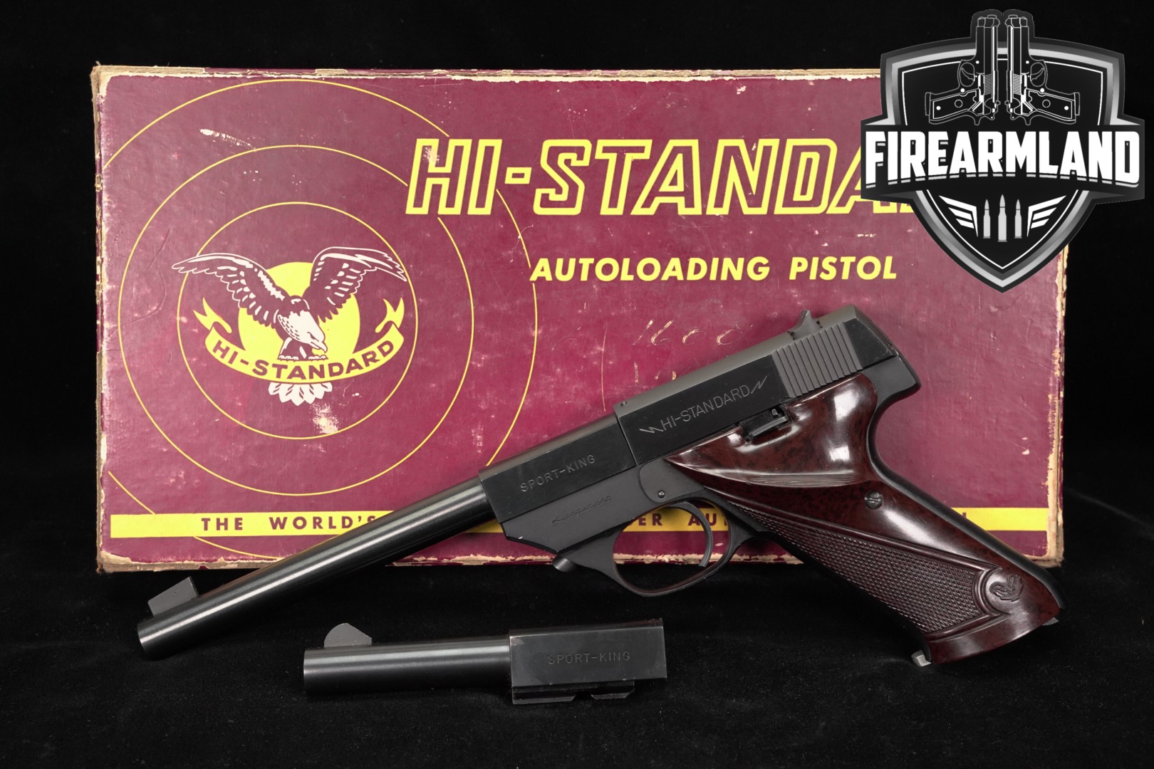 High Standard Sport King Lightweight; 100 Series (SK-100); Combination .22 LR Blued in Very Good Condition Thumbnail