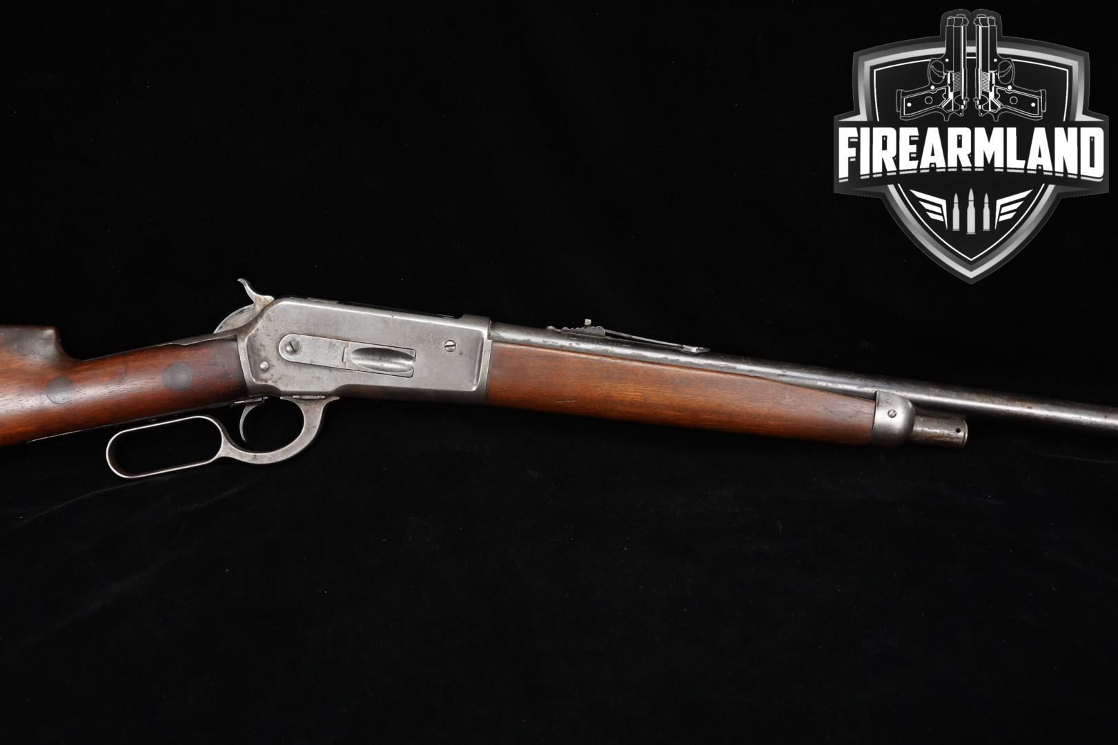 1891 Winchester Repeating Arms Model 1886 Rifle, Solid Frame .45-70 Govt. Walnut in Good Condition Thumbnail