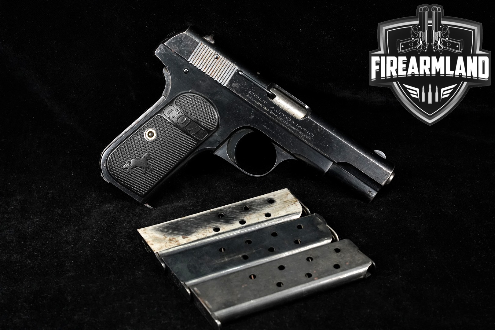 1923 Colt Model 1903 Pocket Hammerless Type III .32 ACP Blued in Fair Condition Thumbnail