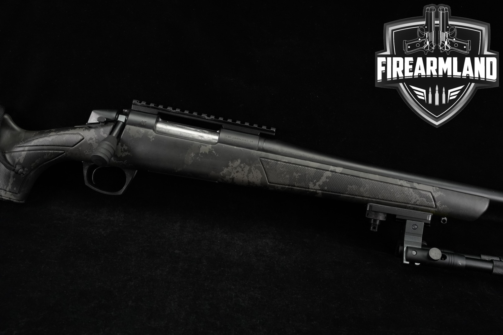 CVA Cascade SB (Short Barrel) .300 AAC Blackout (7.62x35mm) Black/Gray Camo in Excellent Condition Thumbnail