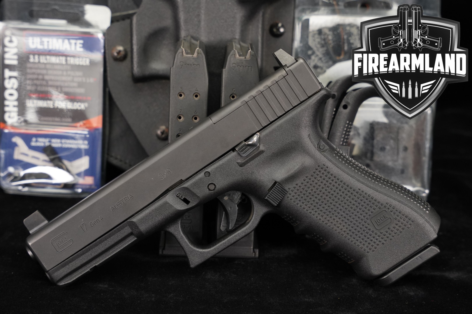 Glock 17 Gen 4, MOS 9mm Luger Black in Good Condition Thumbnail