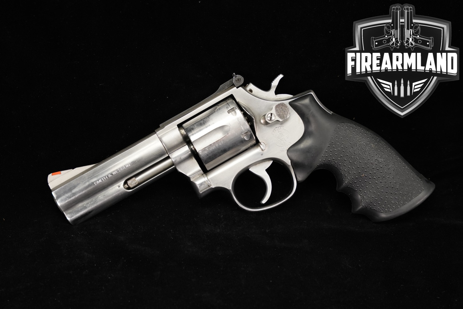 1982-1983 Smith & Wesson (S&W) Model 686 No Dash; Factory M Modification .357 Mag. Satin Stainless in Good Condition Thumbnail