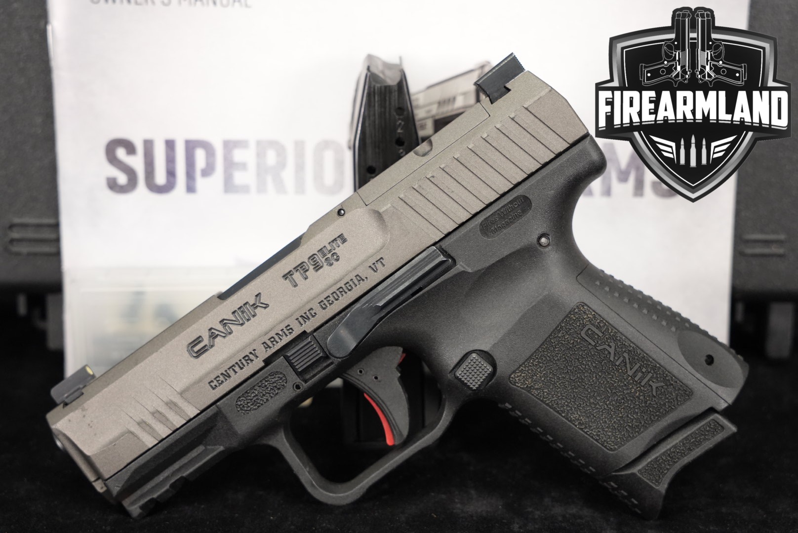 Canik TP9 Elite SC 9mm Optics-Ready 3.6" TP-9 +2 MAGS & ORIG CASE-img-0