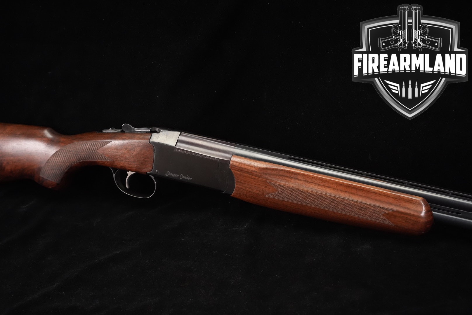 E R Amantino Mod Condor I Youth 410 Bore ER 22 Hardwood 3" Stoeger O/U-img-0
