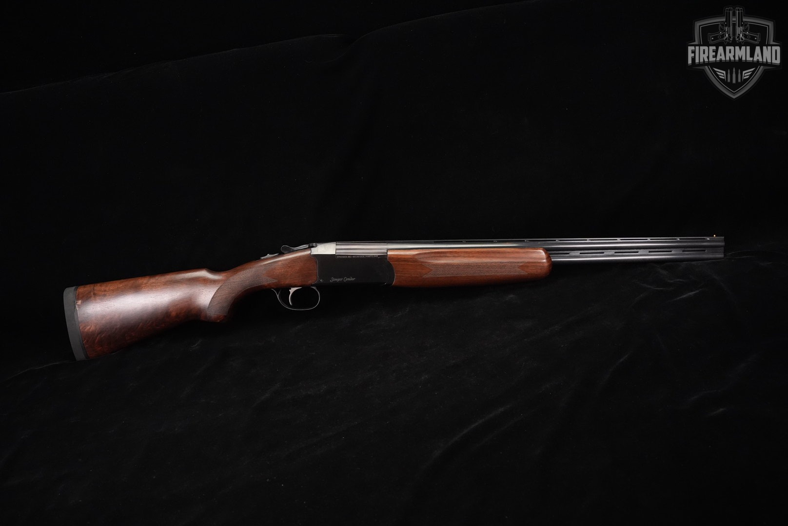 E R Amantino Mod Condor I Youth 410 Bore ER 22 Hardwood 3" Stoeger O/U-img-2