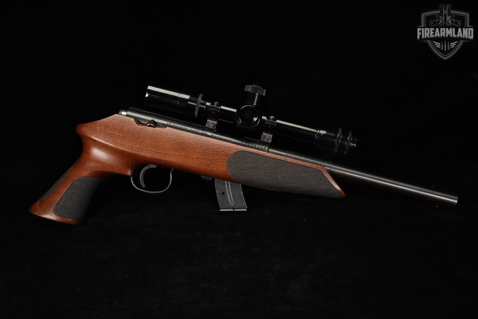 Anschutz Exemplar 22LR 10" WEST GERMAN +3 MAGS, ORIG BOX, BURRIS SCOPE-img-2