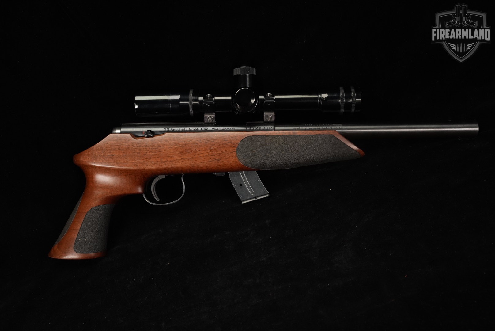Anschutz Exemplar 22LR 10" WEST GERMAN +3 MAGS, ORIG BOX, BURRIS SCOPE-img-4