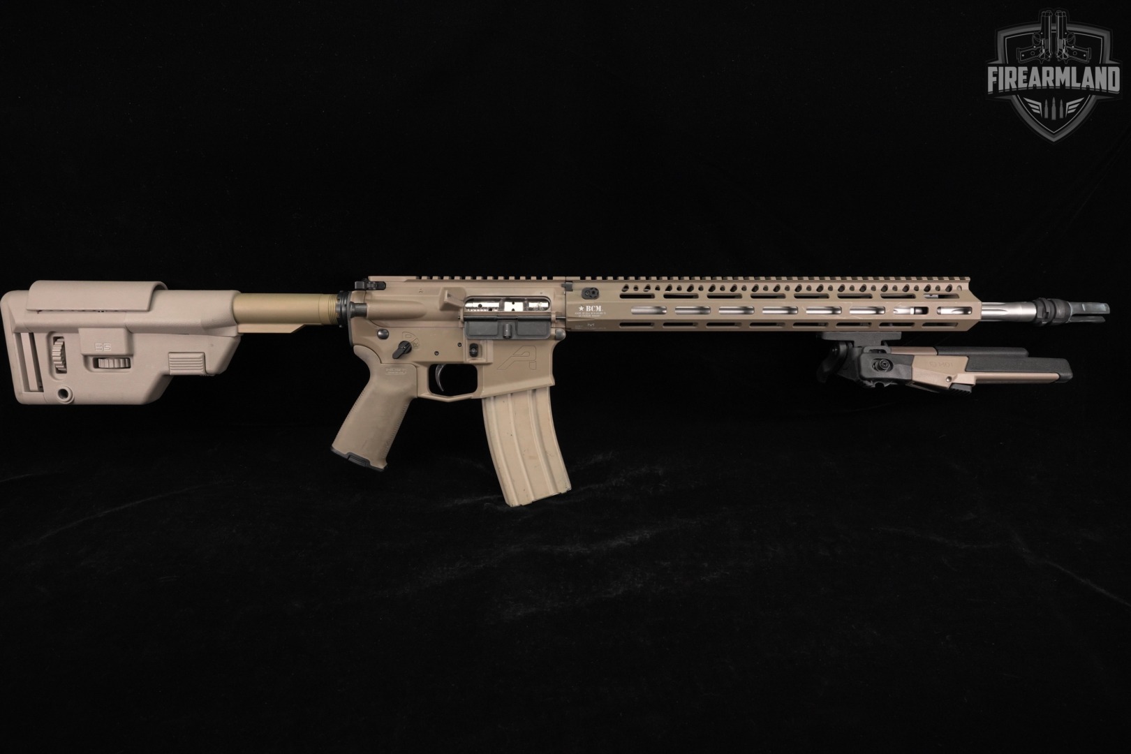 CUSTOM Aero Precision M4E1 5.56 NATO AR-15 AR15 M4 E1 BCM +2 MAGS, BIPOD-img-3