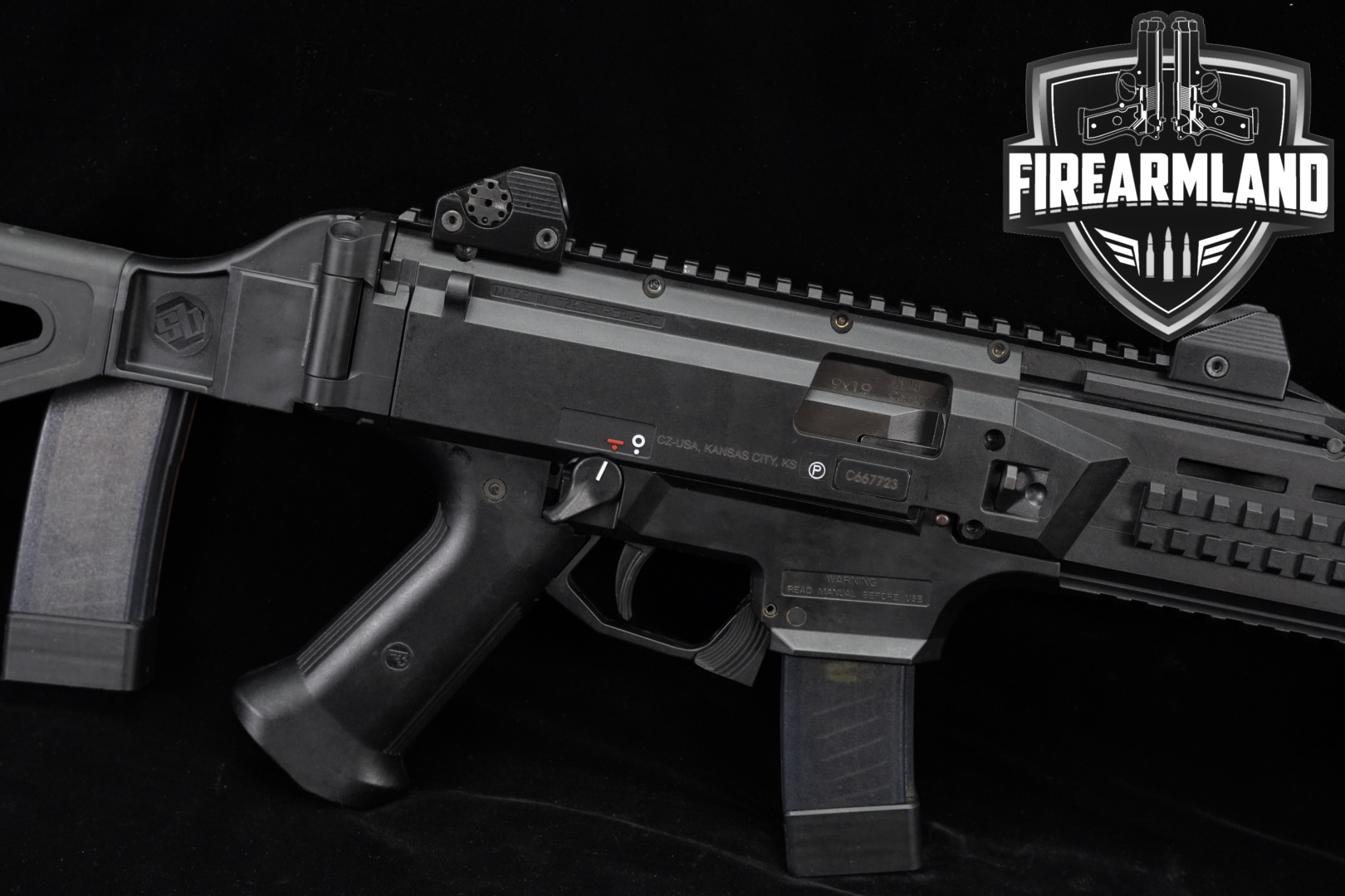 CZ Scorpion EVO 3 S1 9mm Luger Black in Very Good Condition Thumbnail