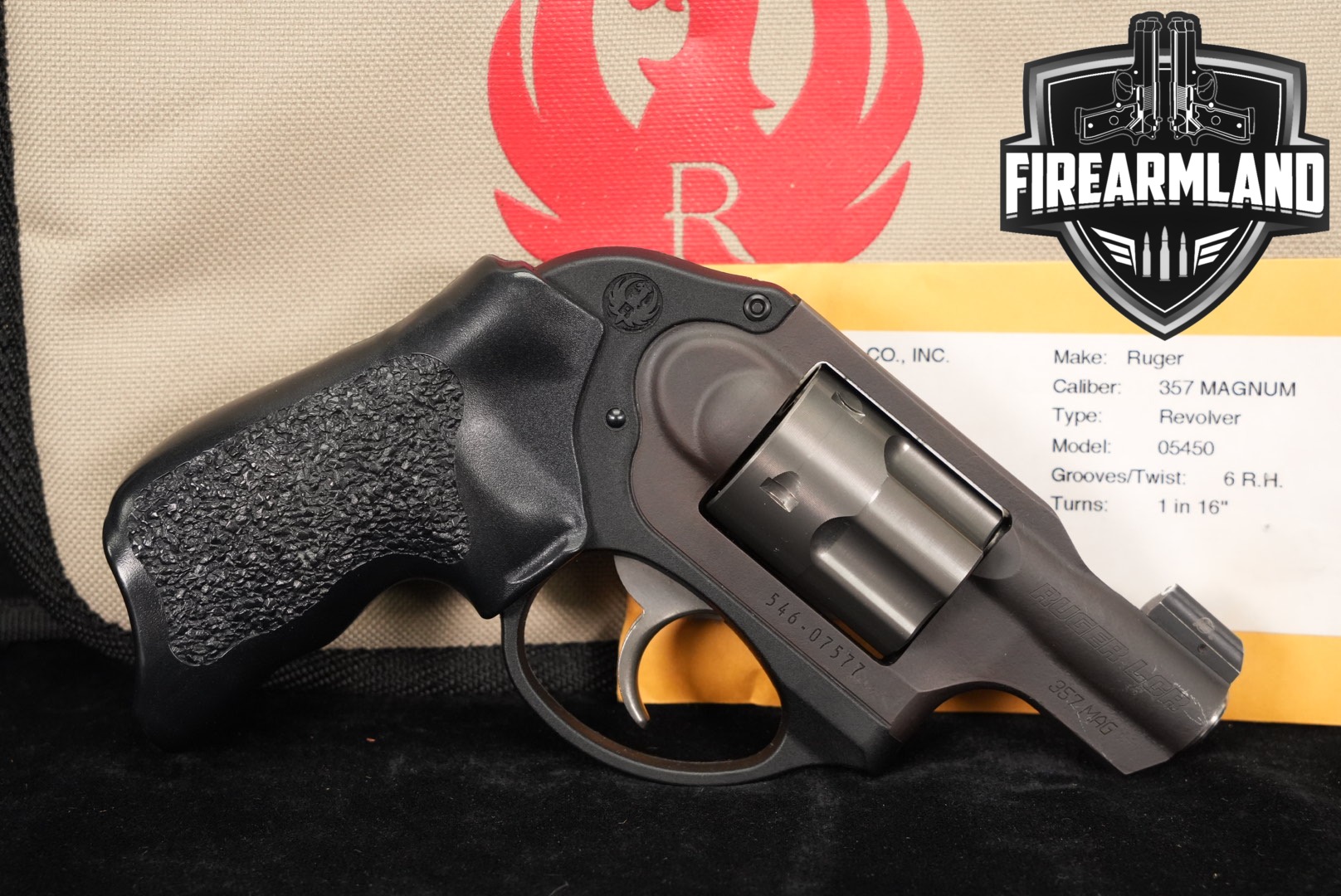 Ruger LCR 357 Magnum 1.87" Two-Tone Stainless +ORIG BOX & HOLSTER-img-0