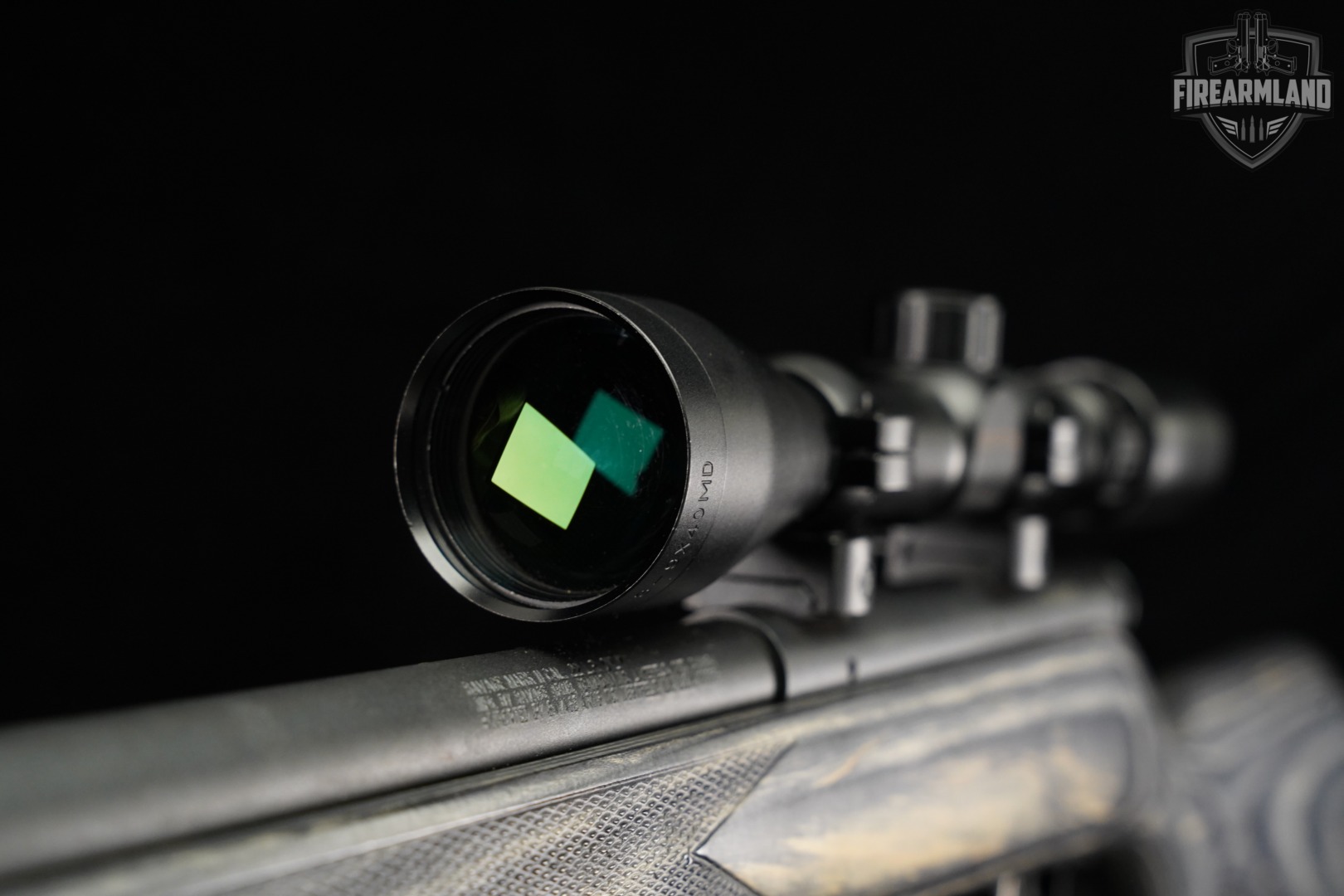 Savage Arms Mark II 22LR 21" Blued & Gray Laminate MK 2 +SIGHTRON SCOPE-img-19