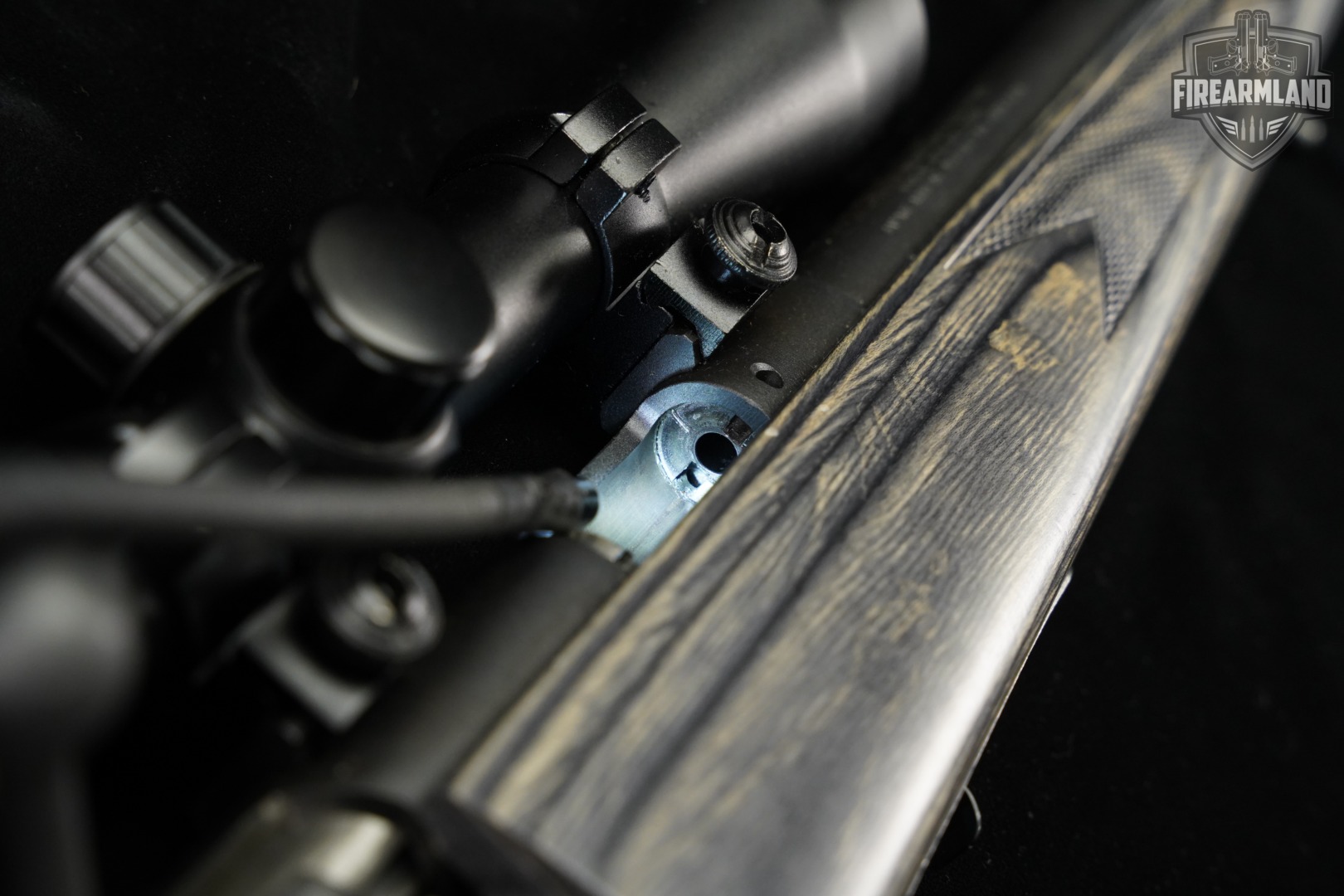 Savage Arms Mark II 22LR 21" Blued & Gray Laminate MK 2 +SIGHTRON SCOPE-img-22