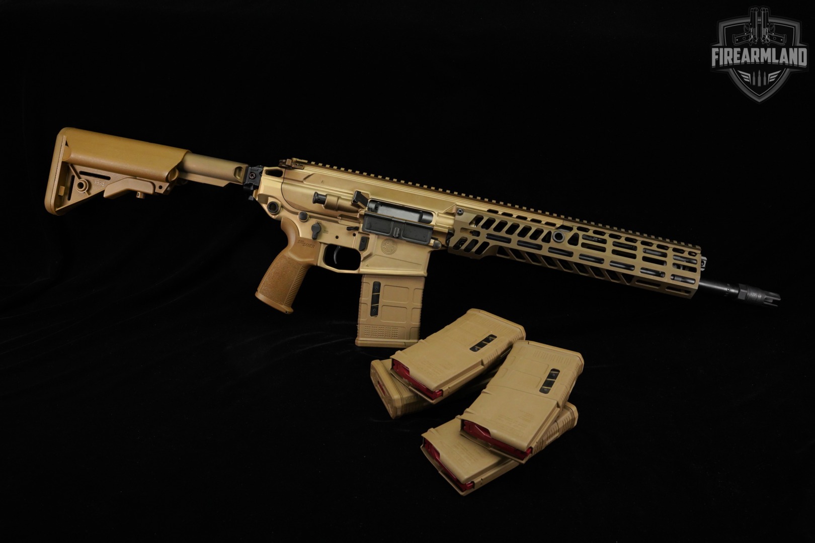 Sig Sauer MCX-SPEAR 7.62 NATO 16" Coyote Tan +5 MAGS & ORIG CASE-img-2