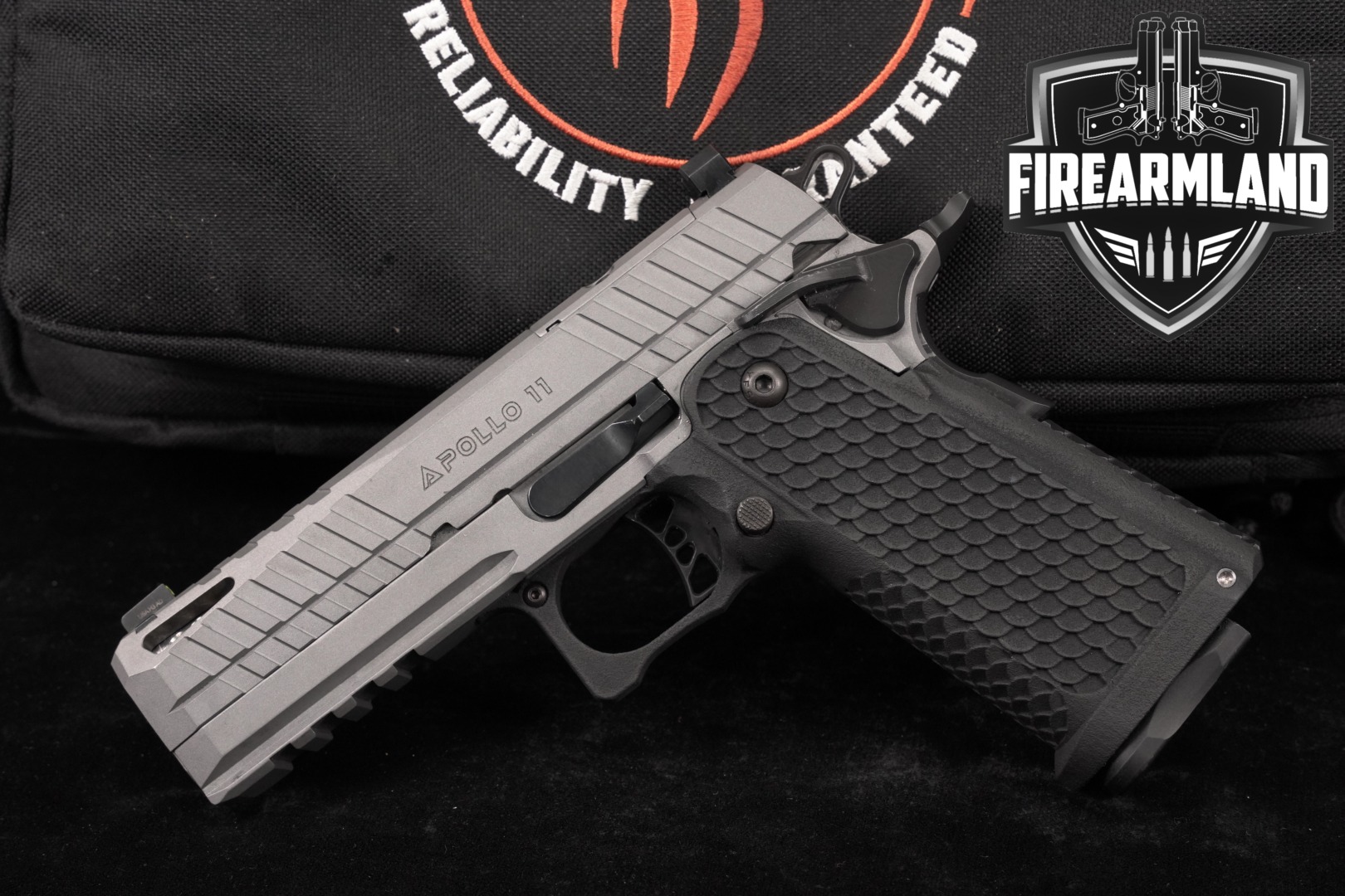 Live Free Armory Apollo 11 Compact 9mm OR Stainless 1911 2011 +ORIG CASE-img-0