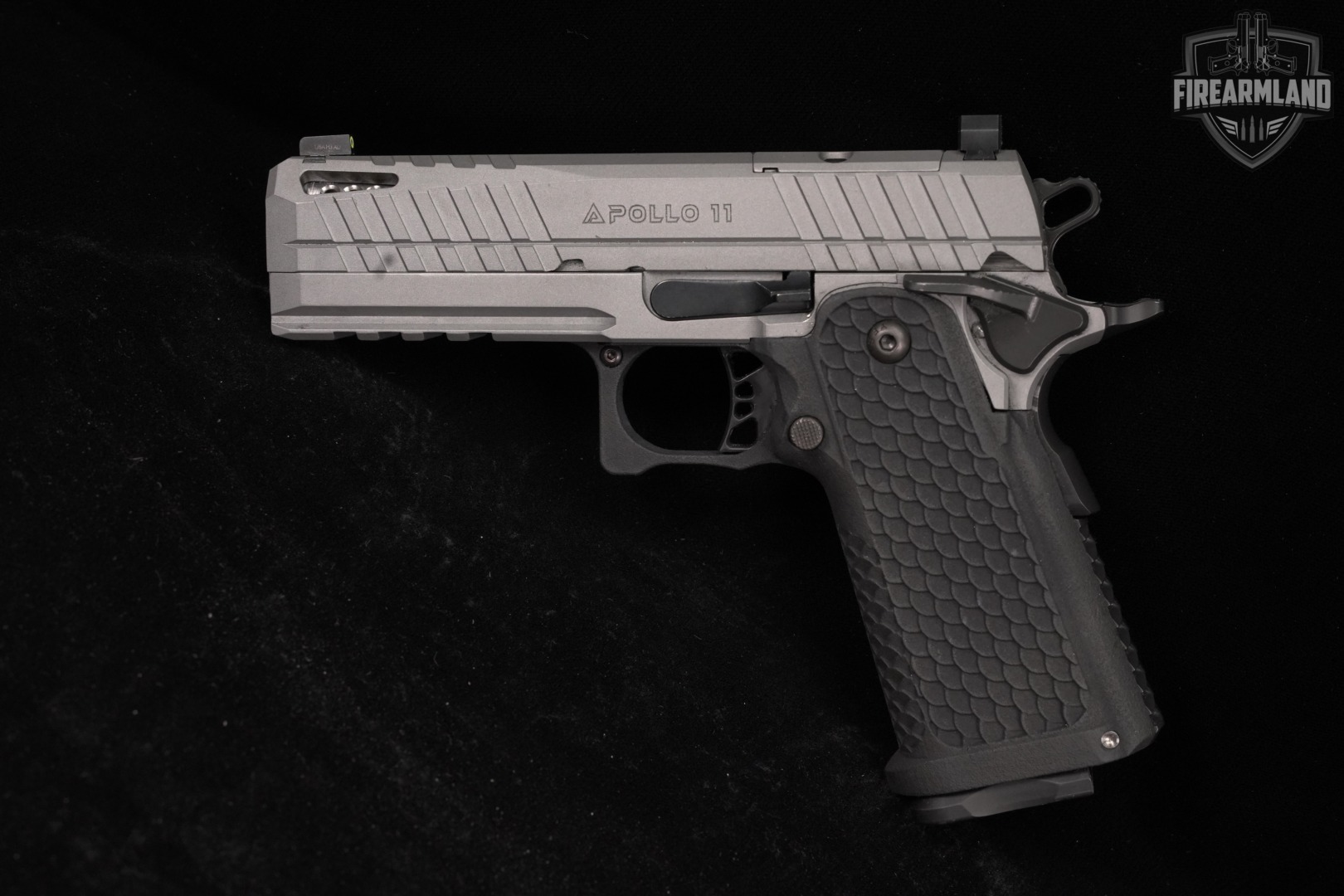 Live Free Armory Apollo 11 Compact 9mm OR Stainless 1911 2011 +ORIG CASE-img-3