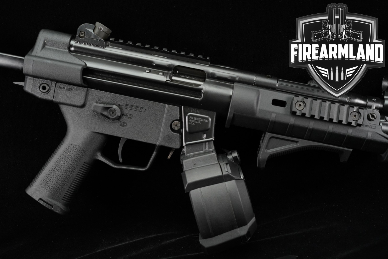 PTR Industries 9CT MP 9mm 8.86" SBR NFA 9-CT PTR9 MP5 DRUM MAG +3 MAGS-img-0