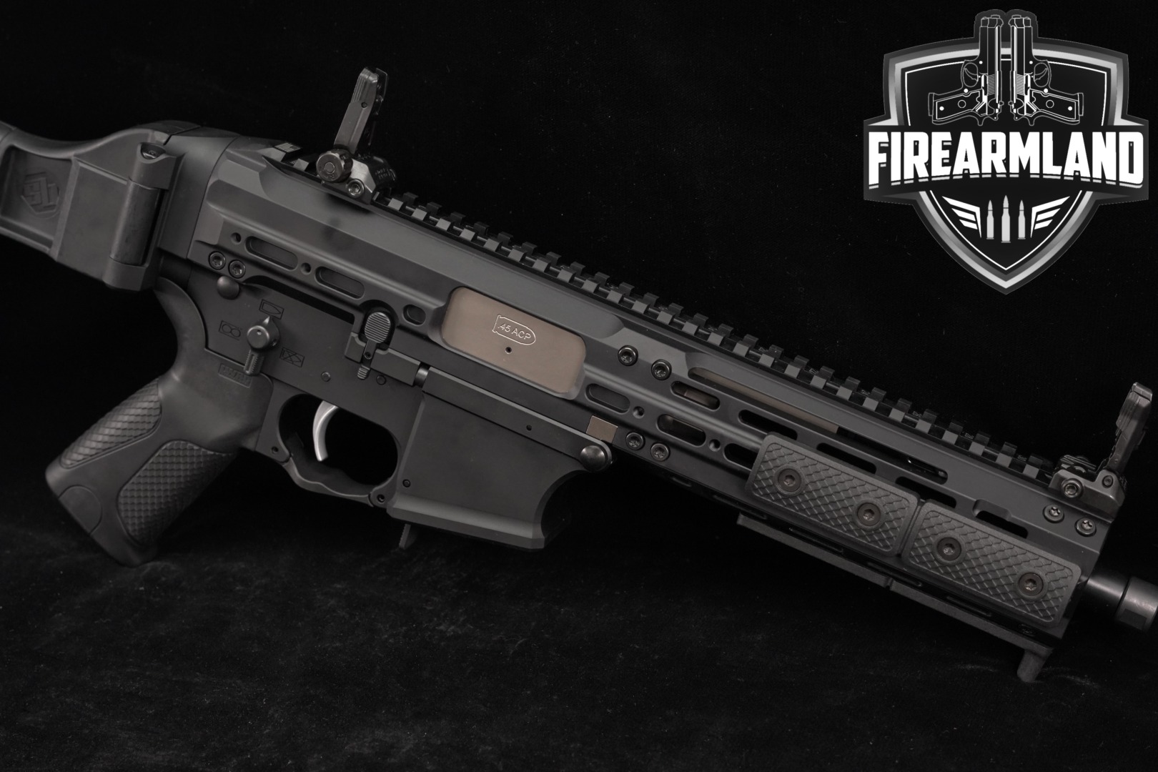 LWRC SMG-45 Pistol 45ACP SMG45 SB TAC FOLDER BRACE-img-0