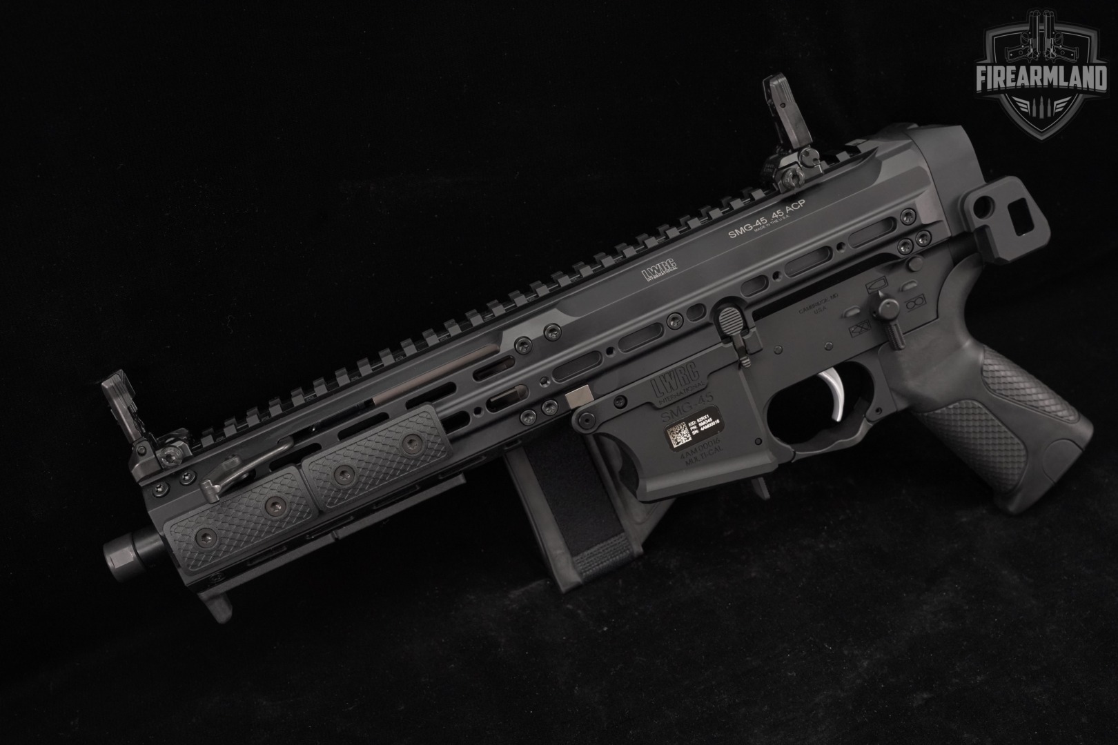LWRC SMG-45 Pistol 45ACP SMG45 SB TAC FOLDER BRACE-img-19