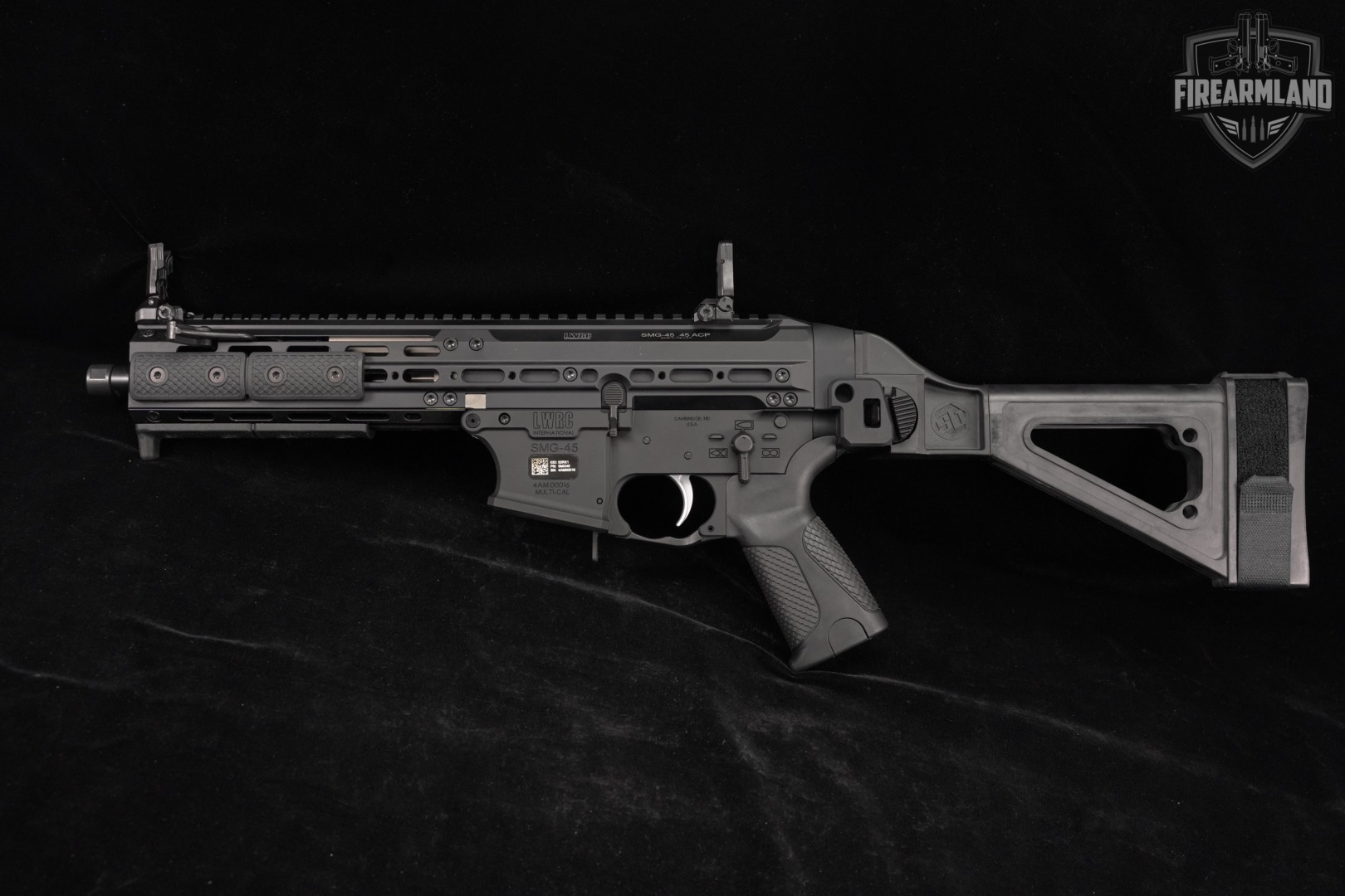 LWRC SMG-45 Pistol 45ACP SMG45 SB TAC FOLDER BRACE-img-6