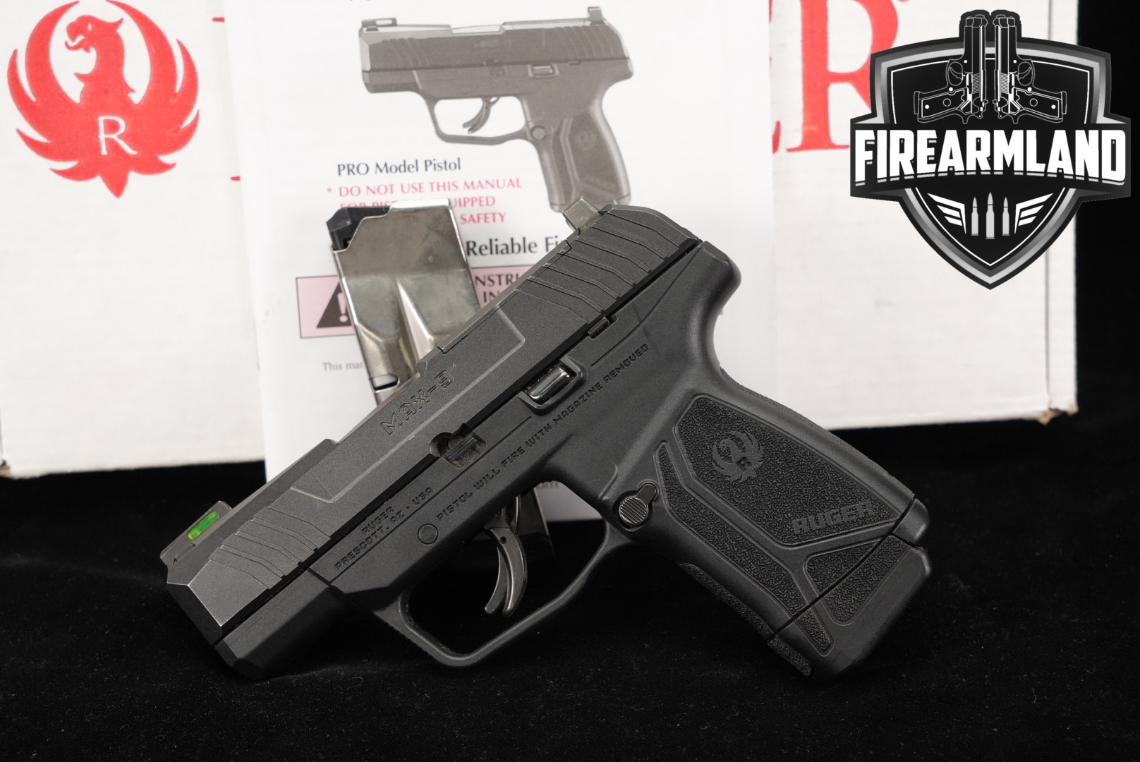 2021 Sturm Ruger MAX-9 Pro 9mm Luger Black in Very Good Condition Thumbnail
