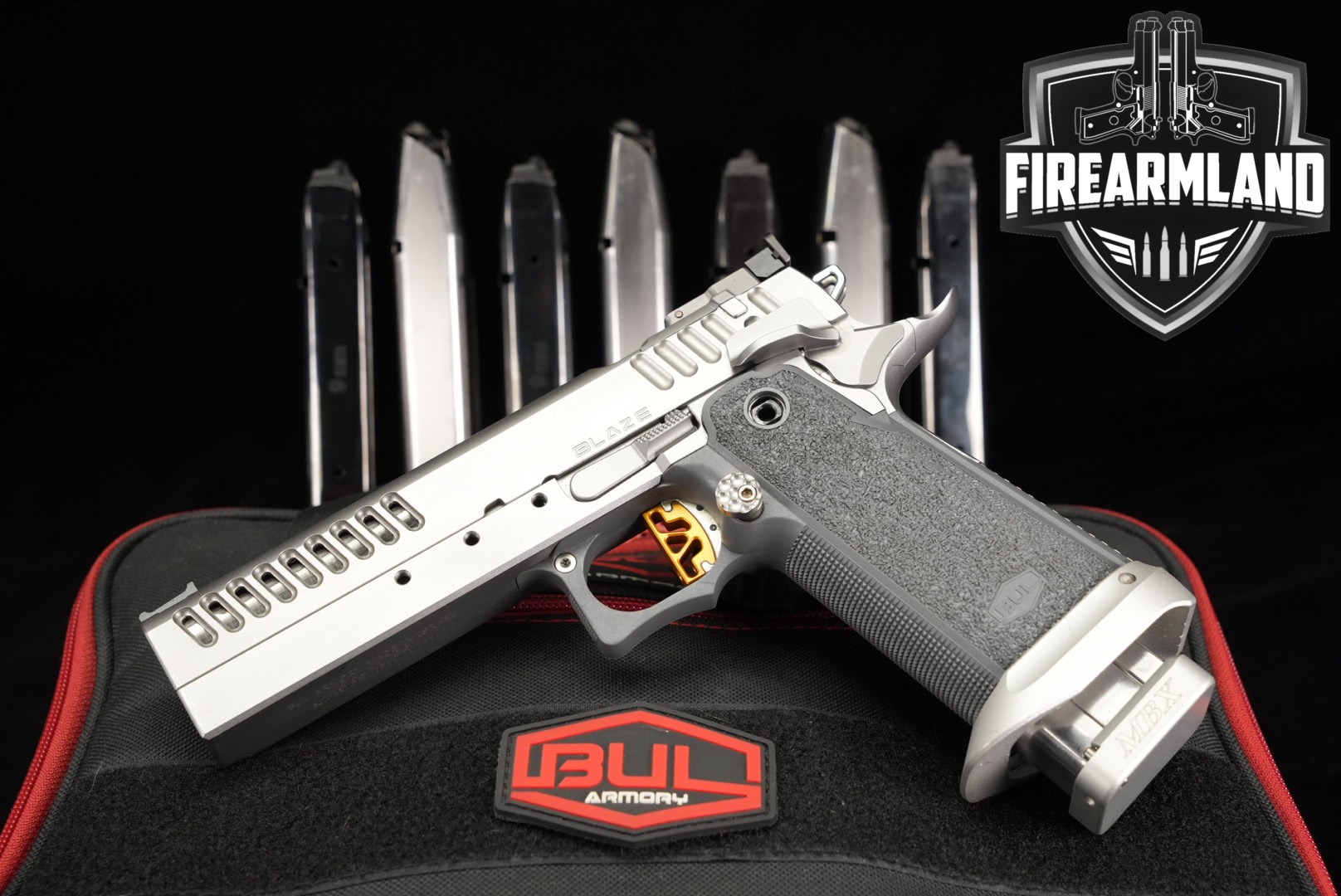 Bul Armory SAS II Blaze OR 9mm Luger Stainless in Good Condition Thumbnail