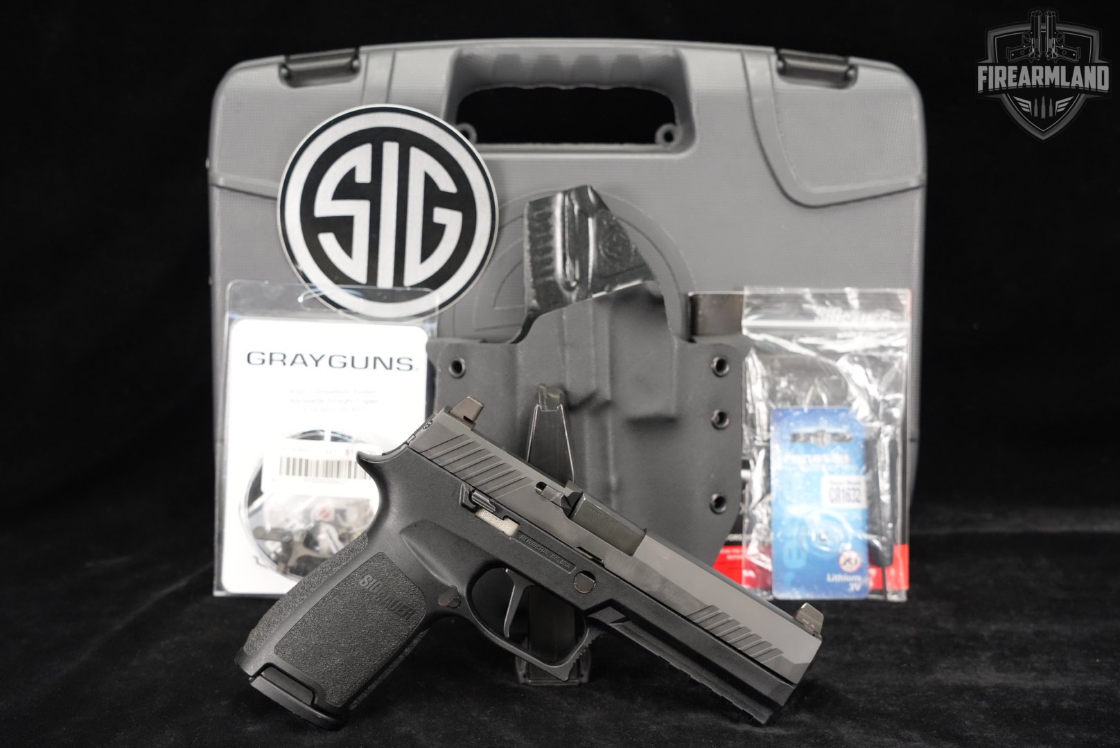 Sig Sauer P320 Full-Size 9mm OR 4.7" P-320 +2 MAGS, ORIG CASE & HOLSTER-img-2