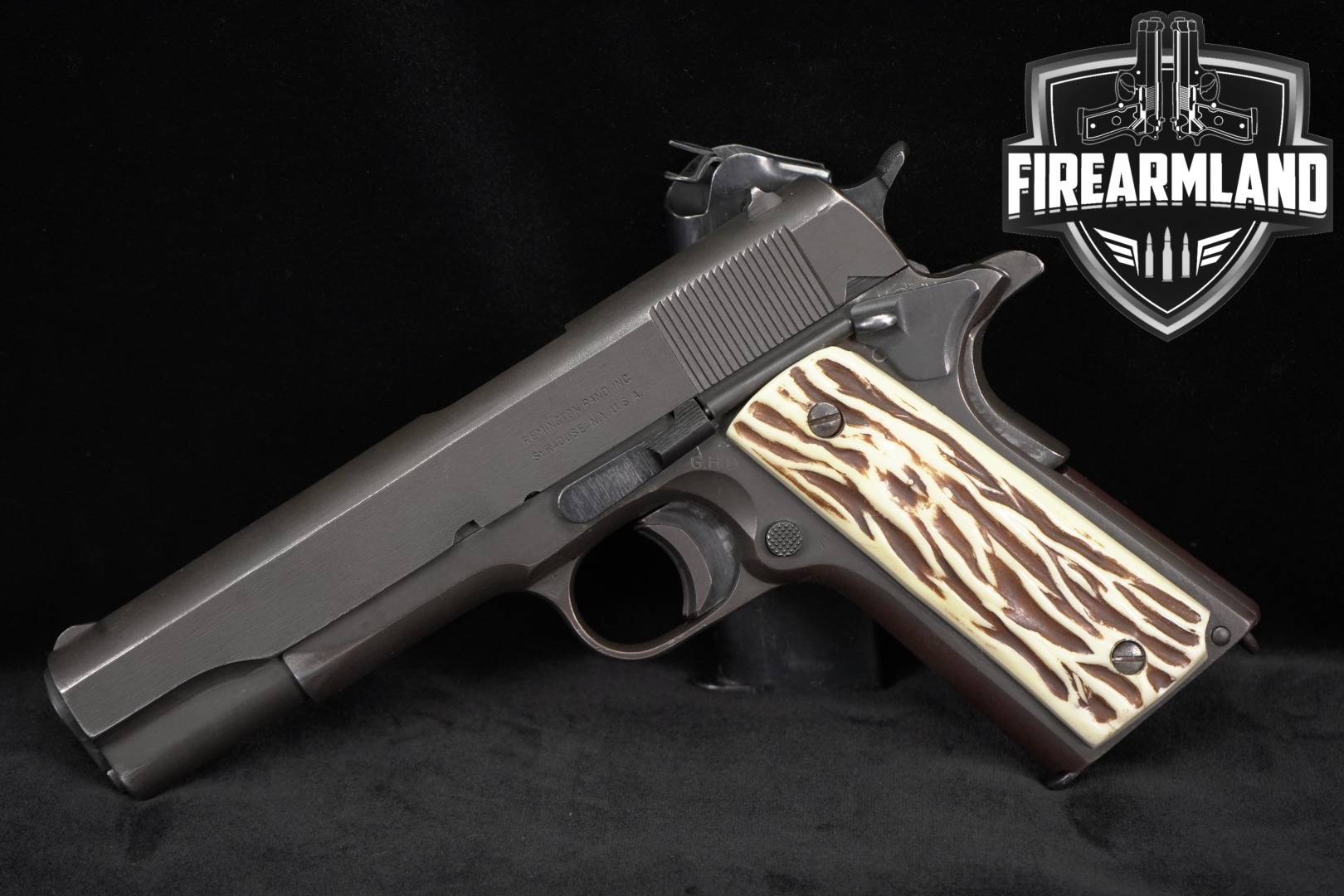 1943 Remington Rand Inc. M1911A1 .45 ACP Parkerized in Fair Condition Thumbnail