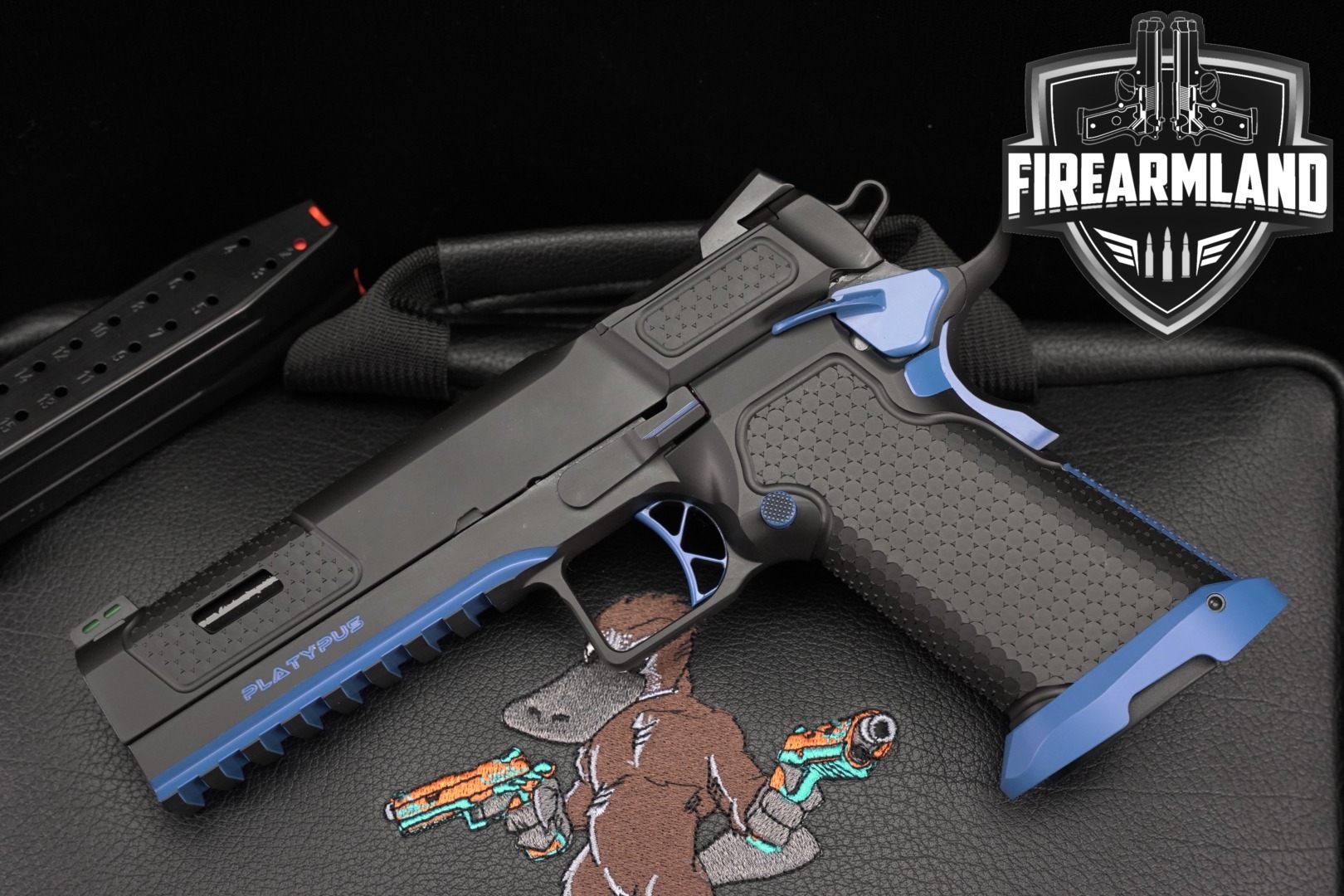 Stealth Arms Platypus 320 9mm Optics-Ready 1911 2011 +2 MAGS & ORIG CASE-img-0