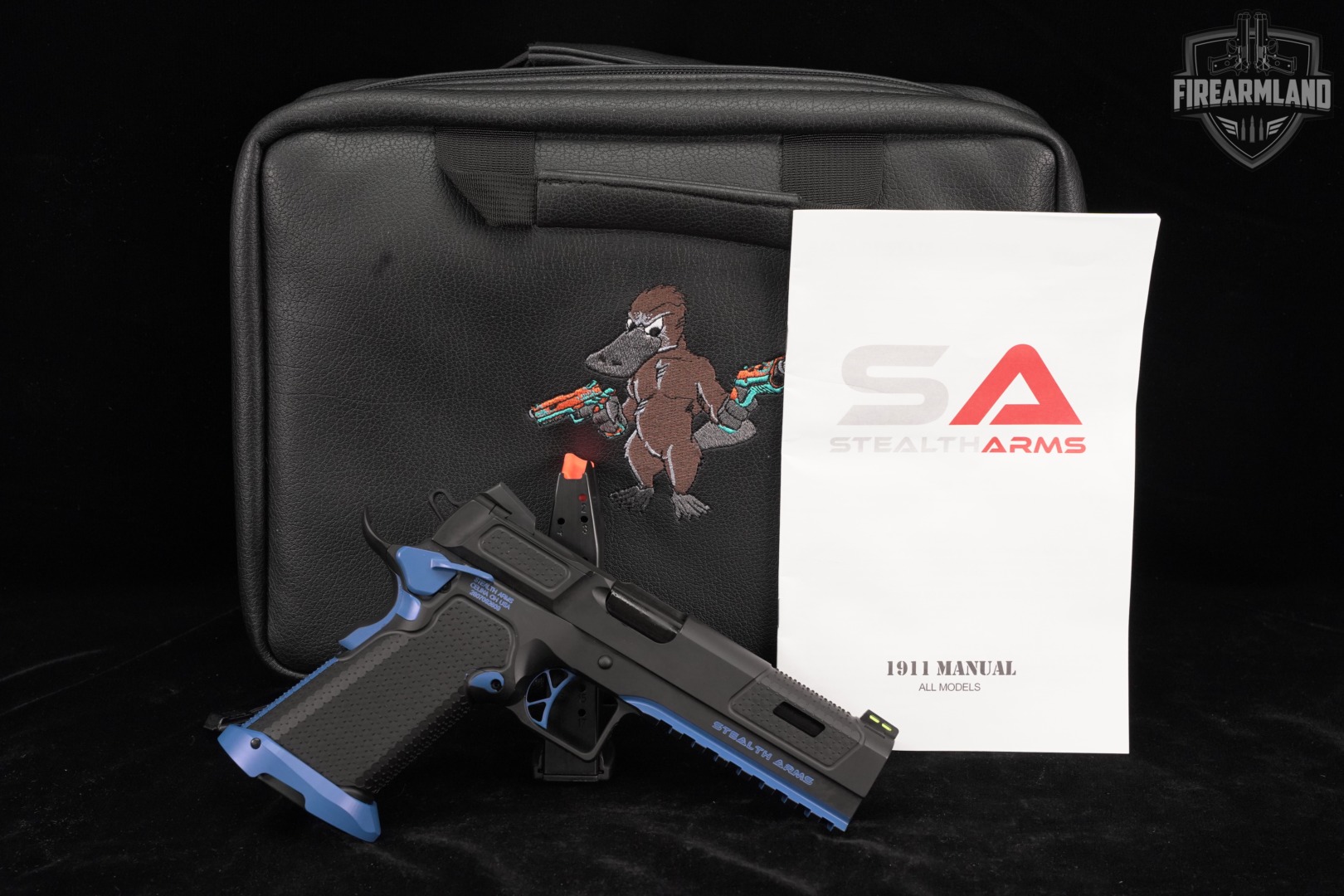 Stealth Arms Platypus 320 9mm Optics-Ready 1911 2011 +2 MAGS & ORIG CASE-img-2