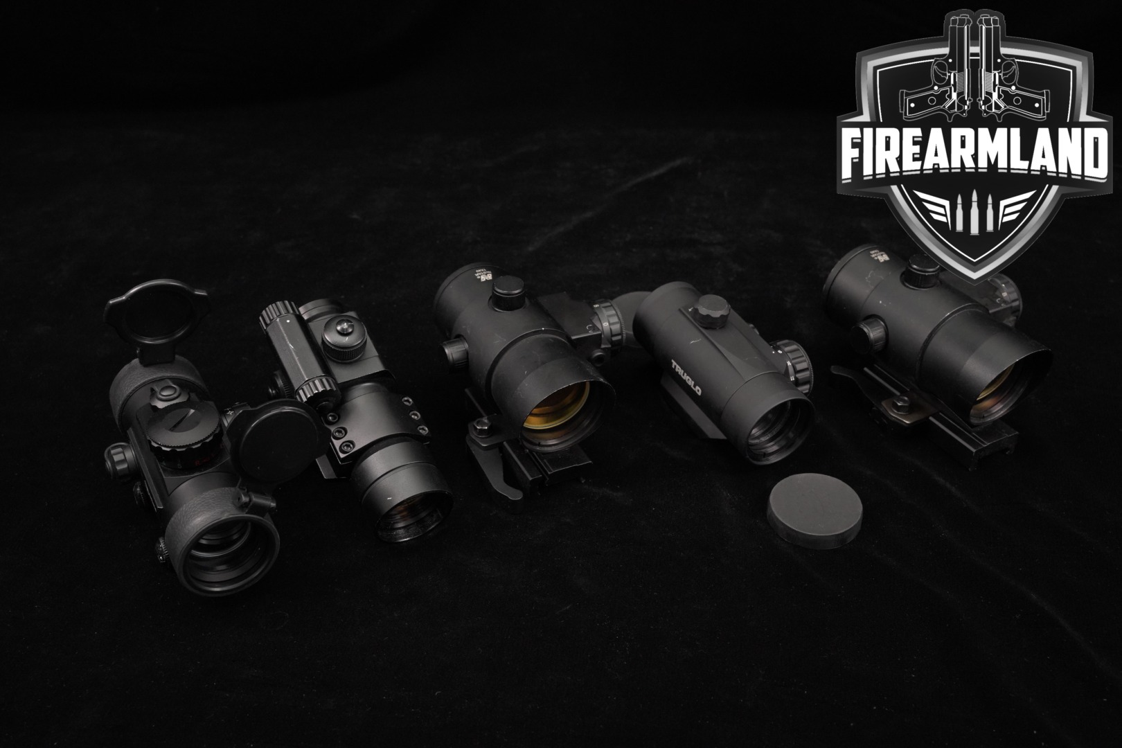 Multiple Manufacturers Five Red Dot Sight Lot in Good Condition Thumbnail