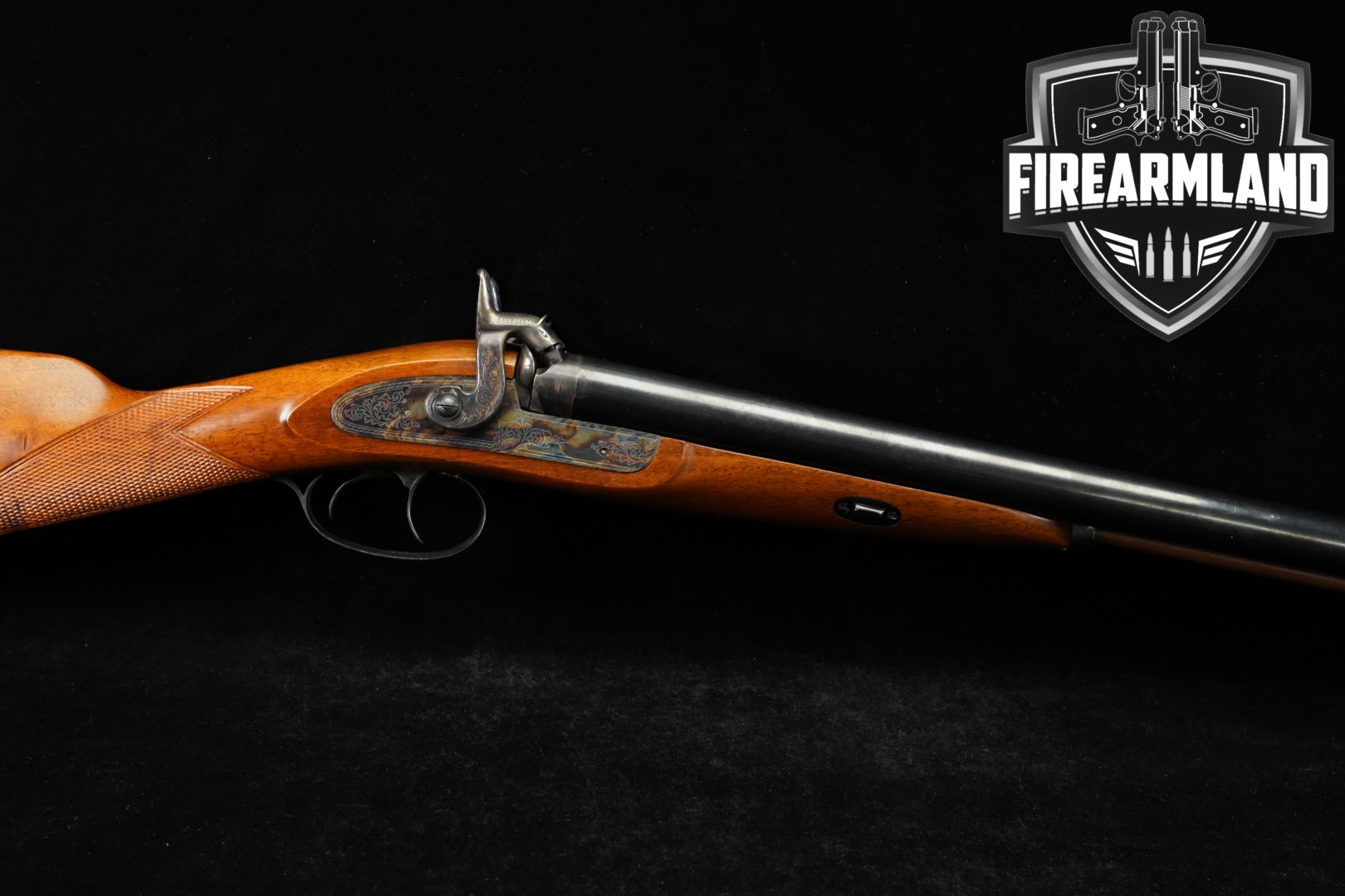 F.lli Pietta Side By Side 12 Gauge Blued & Walnut in Good Condition Thumbnail