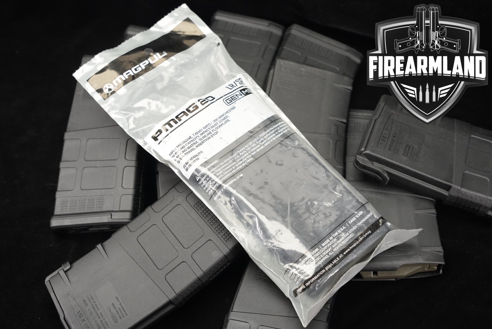 Magpul Industries ELEVEN (11) PMAG AR-10 20 Round Magazines 7.62mm NATO (7.62x51) in Very Good Condition Thumbnail