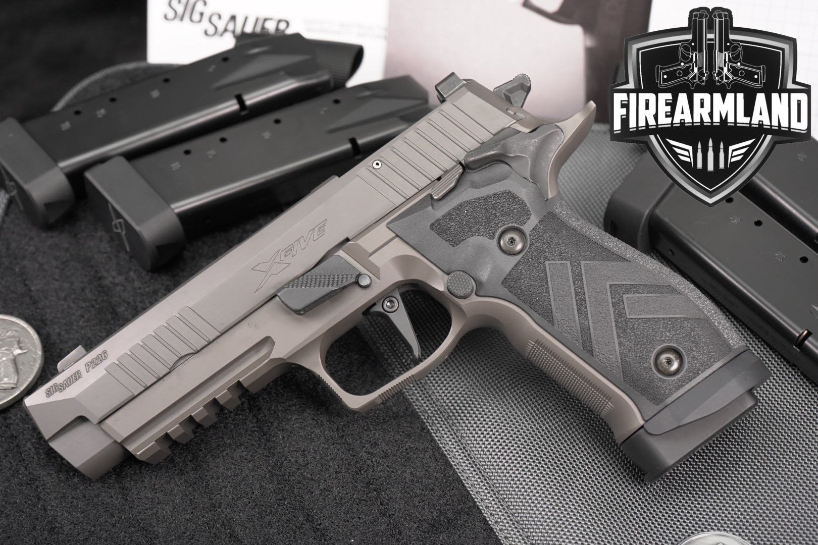 Sig Sauer P226 X-Five Legion SAO 9mm Luger Legion Gray in Excellent Condition Thumbnail